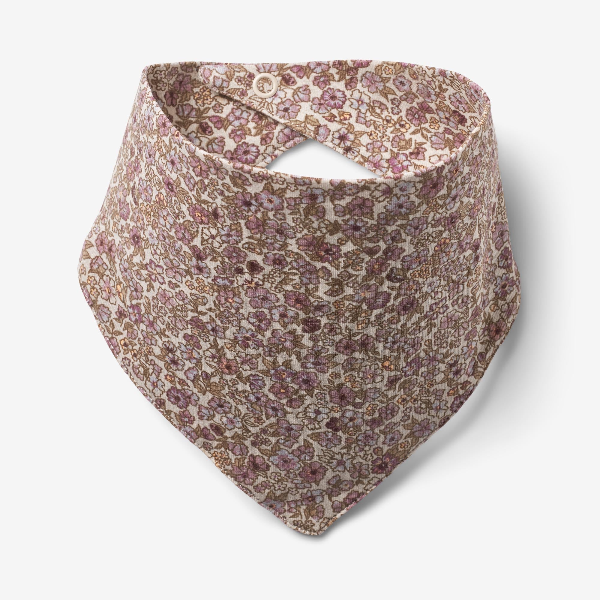 2 Bib Eden | Baby - grey rose flowers - Image 3