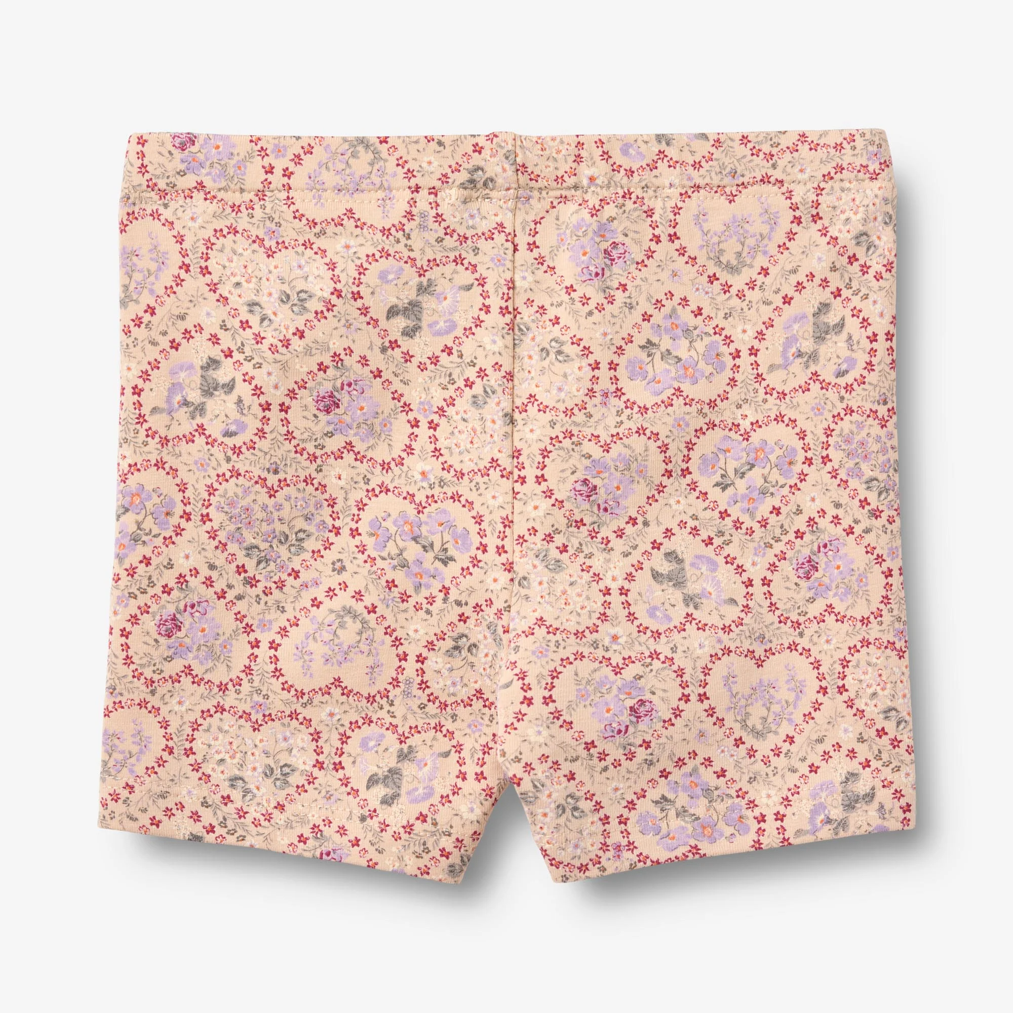 2 bike shorts Anne - magenta heart flowers - Image 4