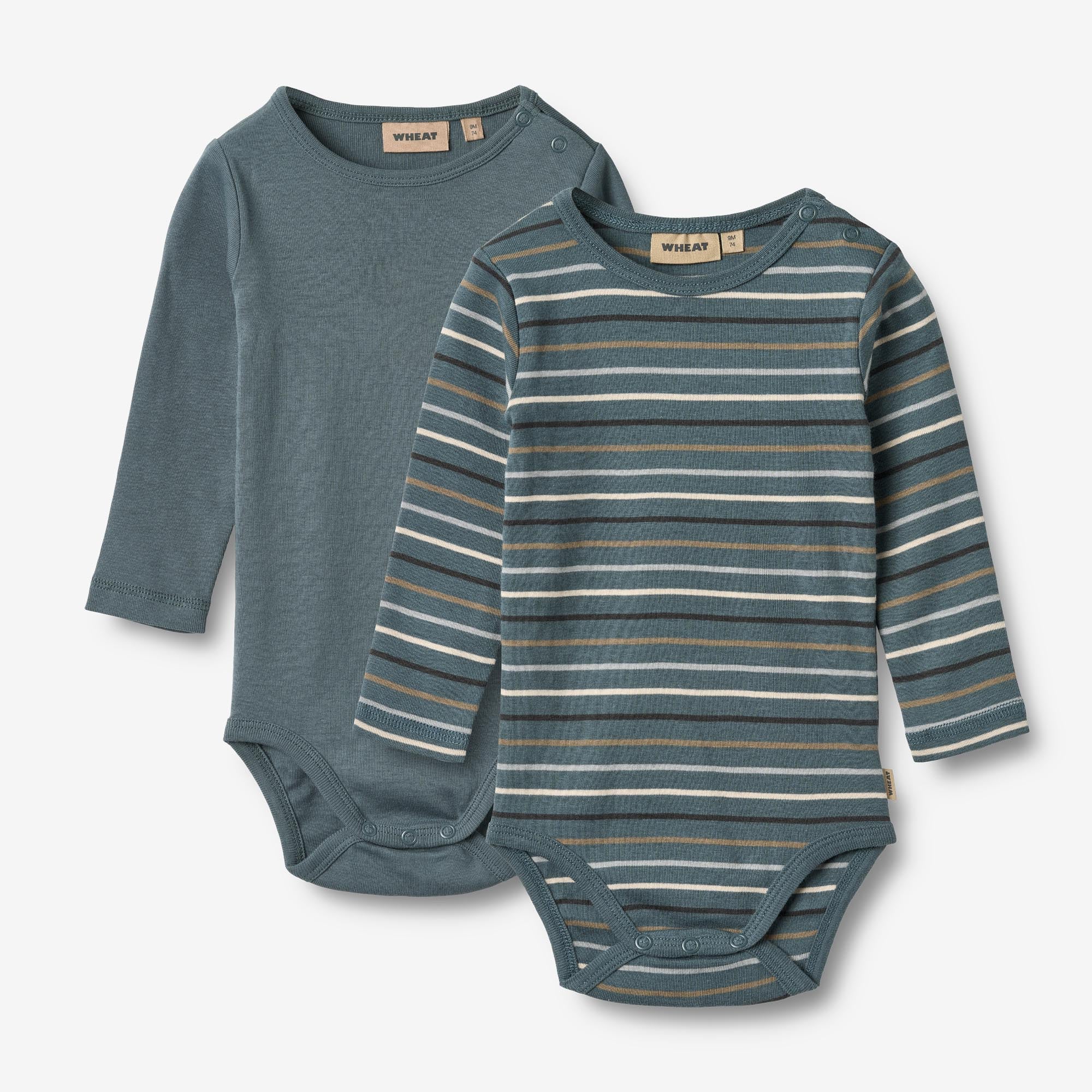 2 Body Freddie L/S - blue multi stripe - Image 2