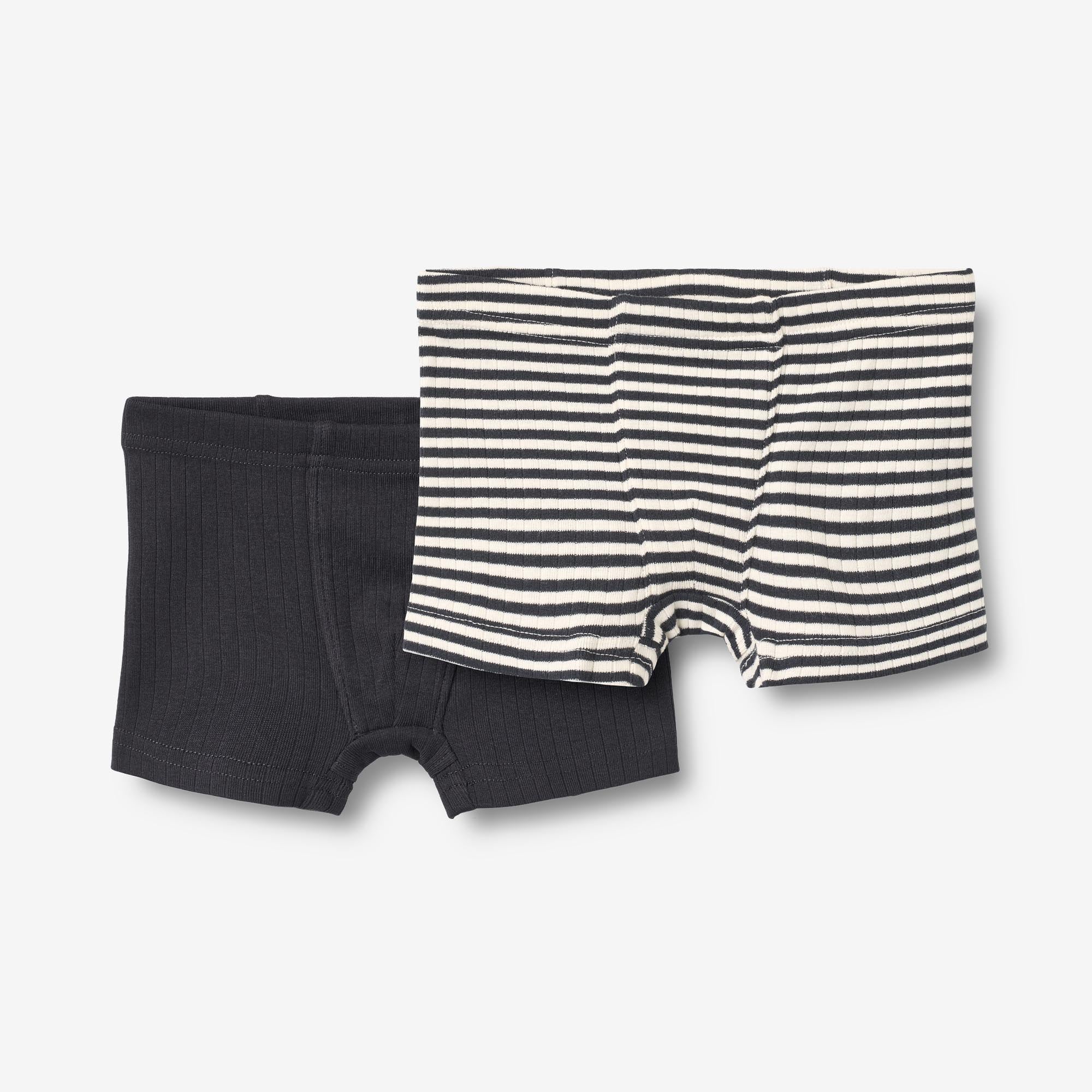 2 Boxershorts Louis - navy rib stripe