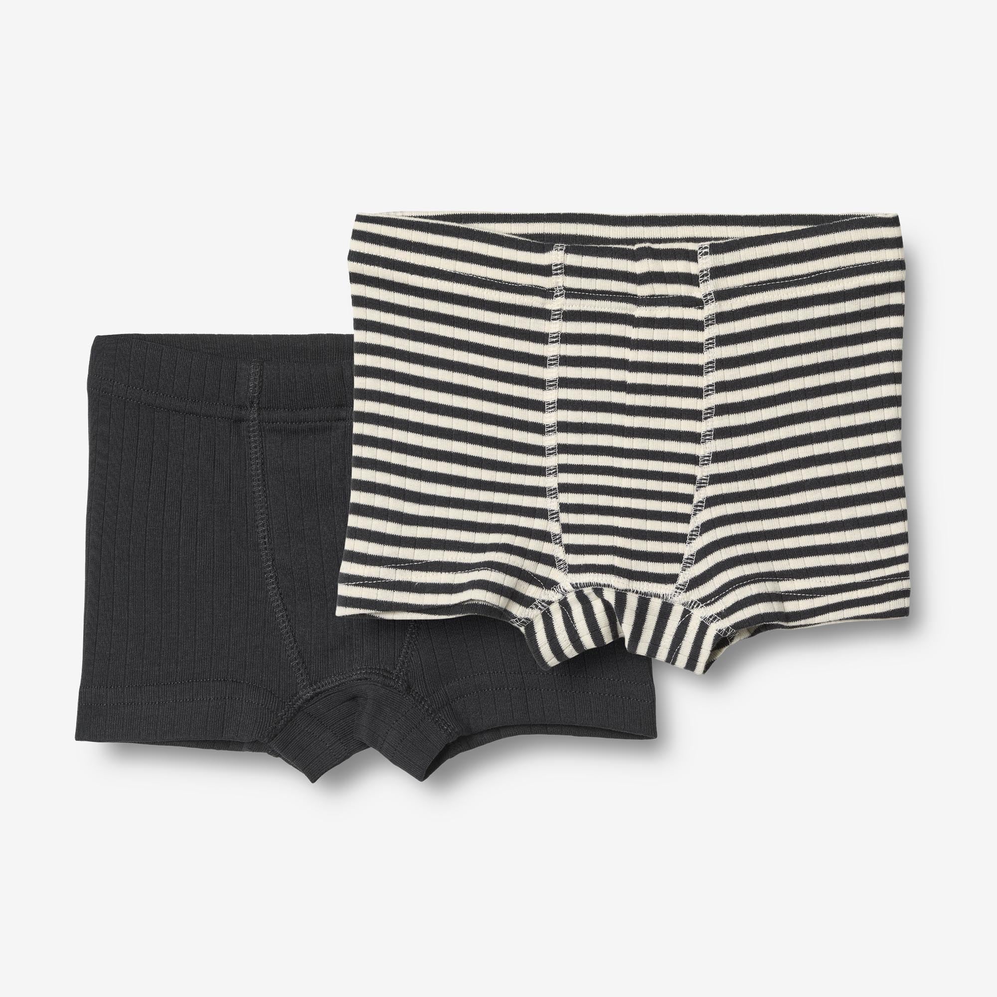 2 Boxershorts Louis - navy rib stripe - Image 2