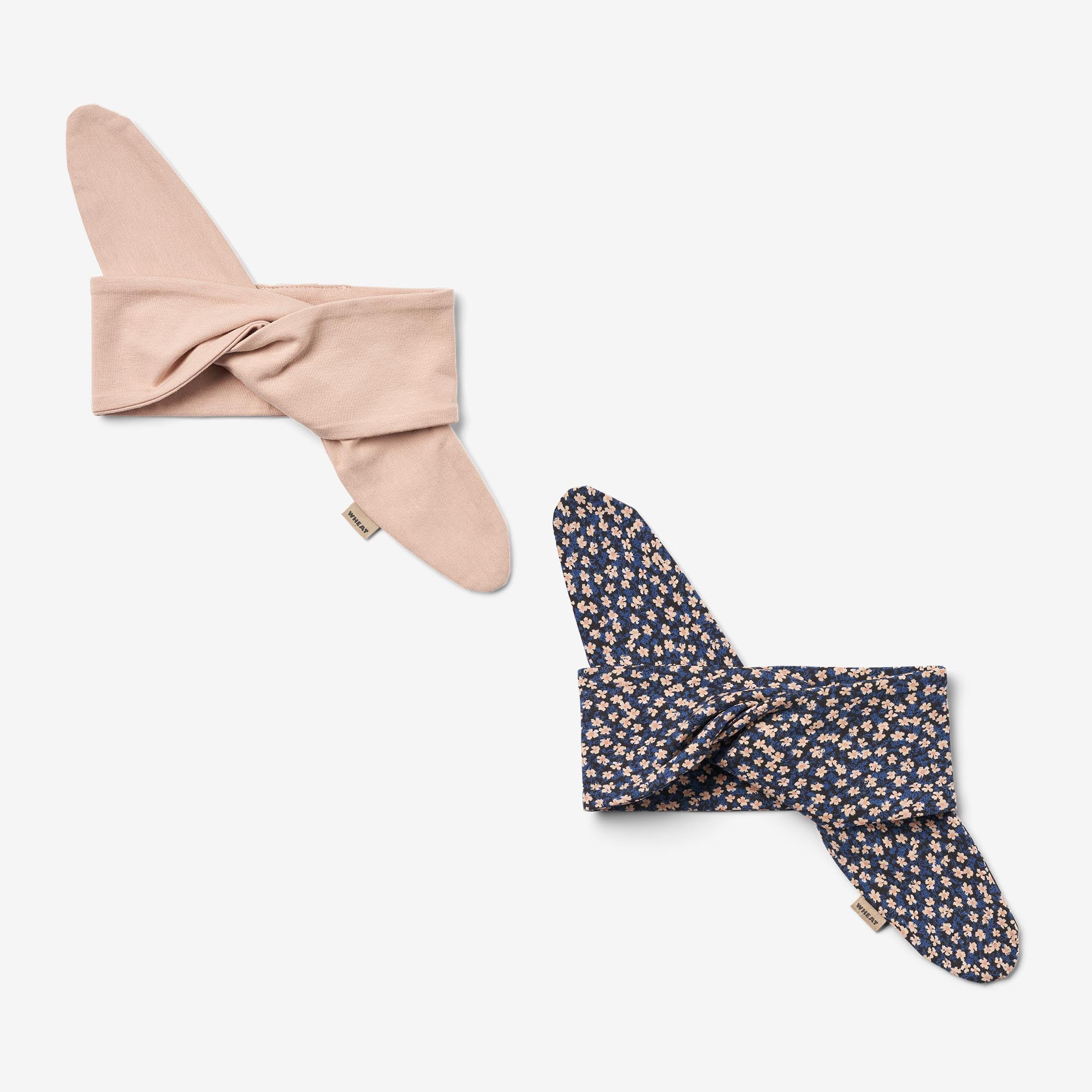 2 Headband Olivia - blue flowers - Image 2
