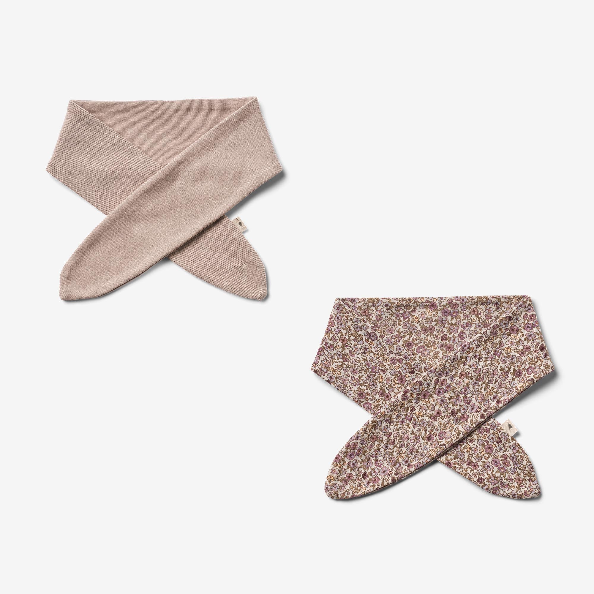 2 Headband Olivia | Baby - grey rose flowers - Image 3