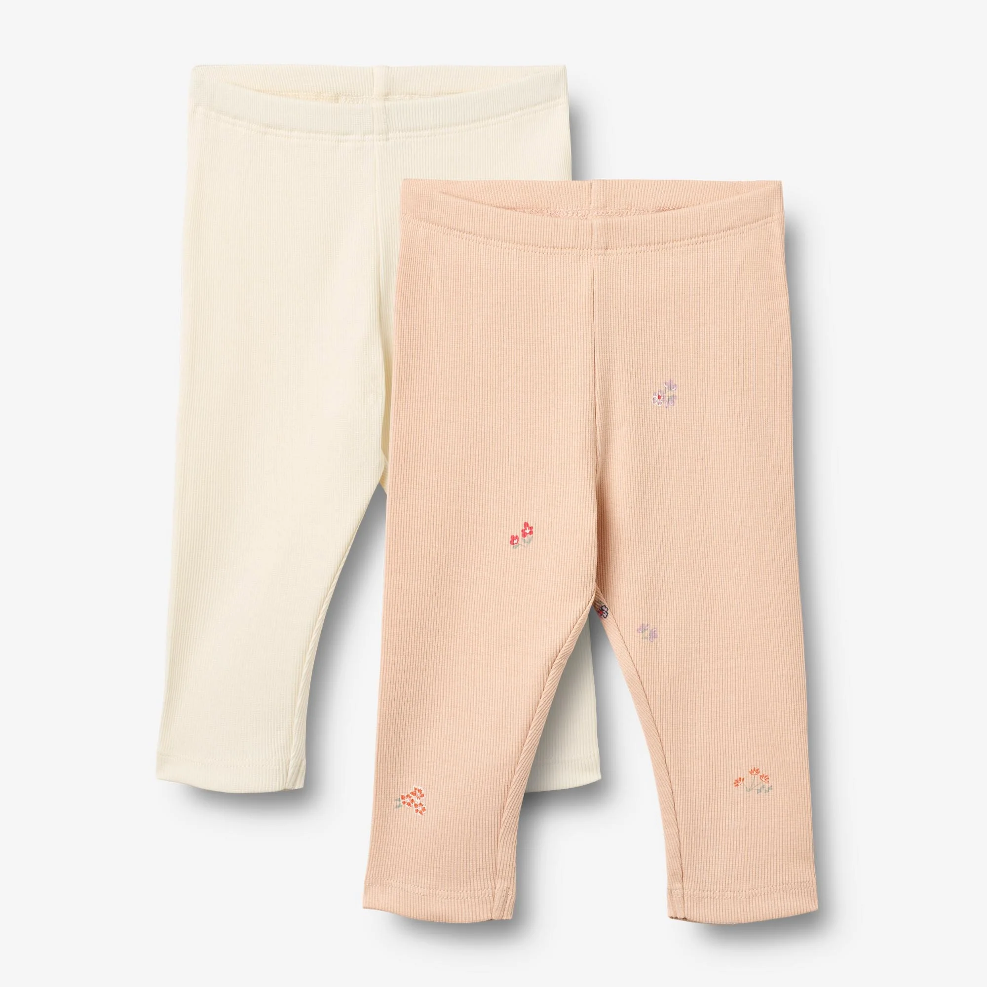 2 Leggings Jules - rose flowers