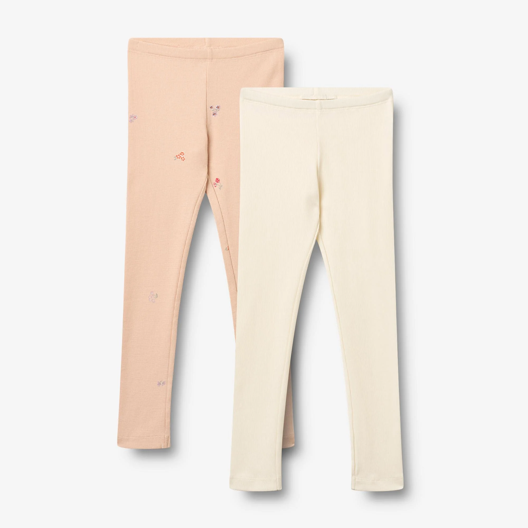 2 Leggings Jules - rose flowers