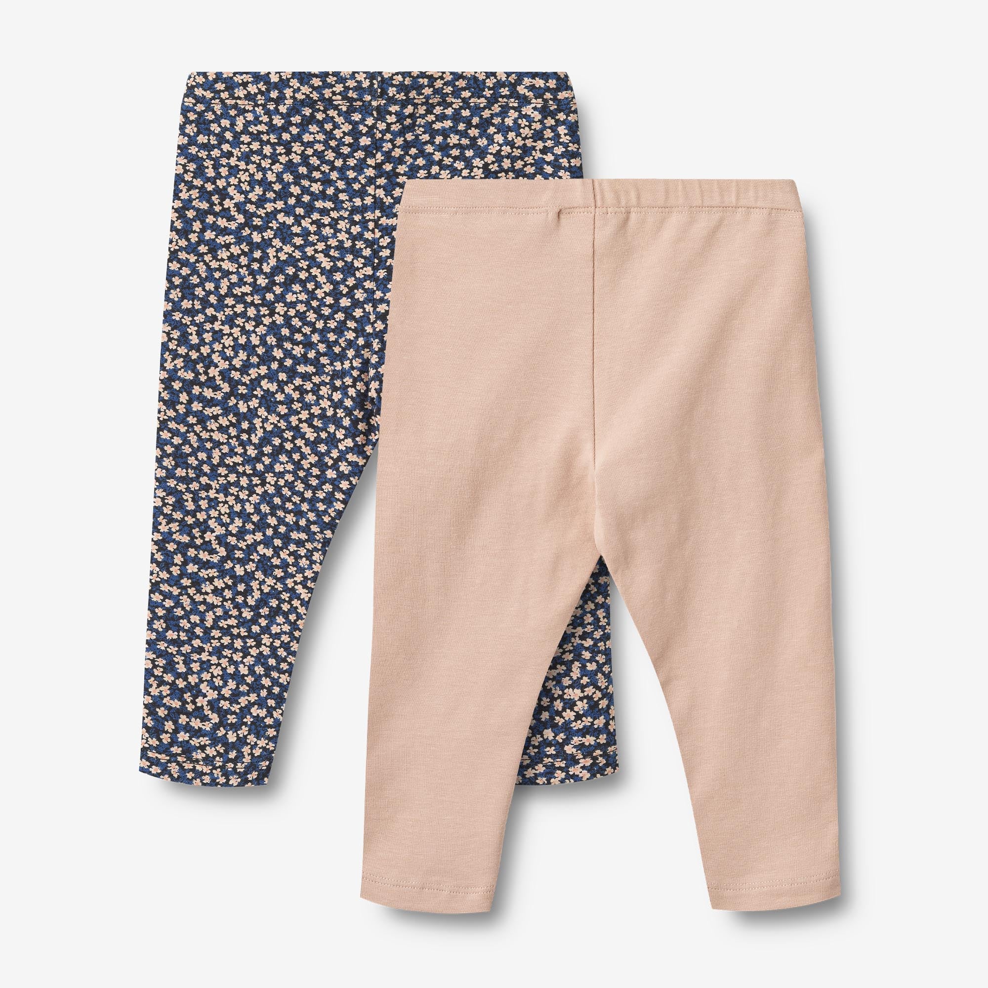 2-pack Leggings Jules| Baby - blue flowers - Image 2