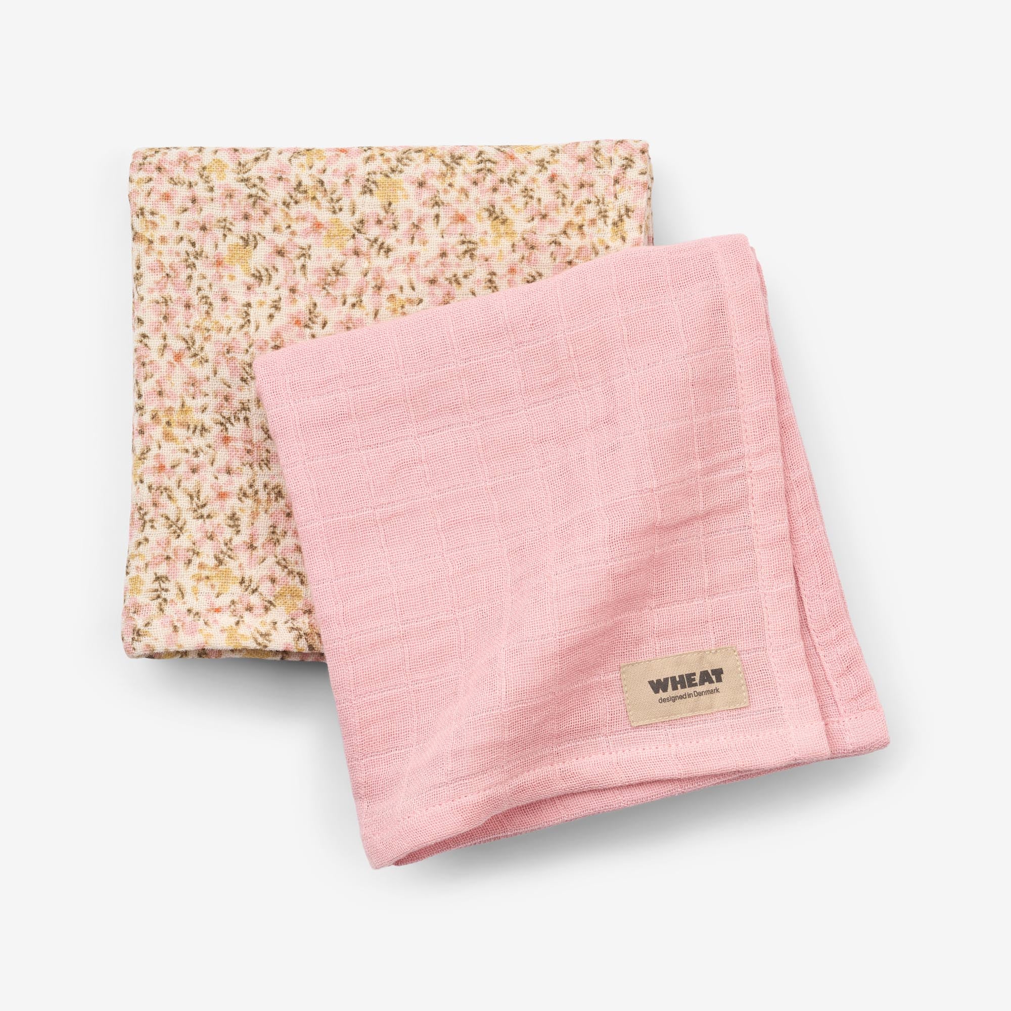 2 pk Muslin Kaya - coral blush