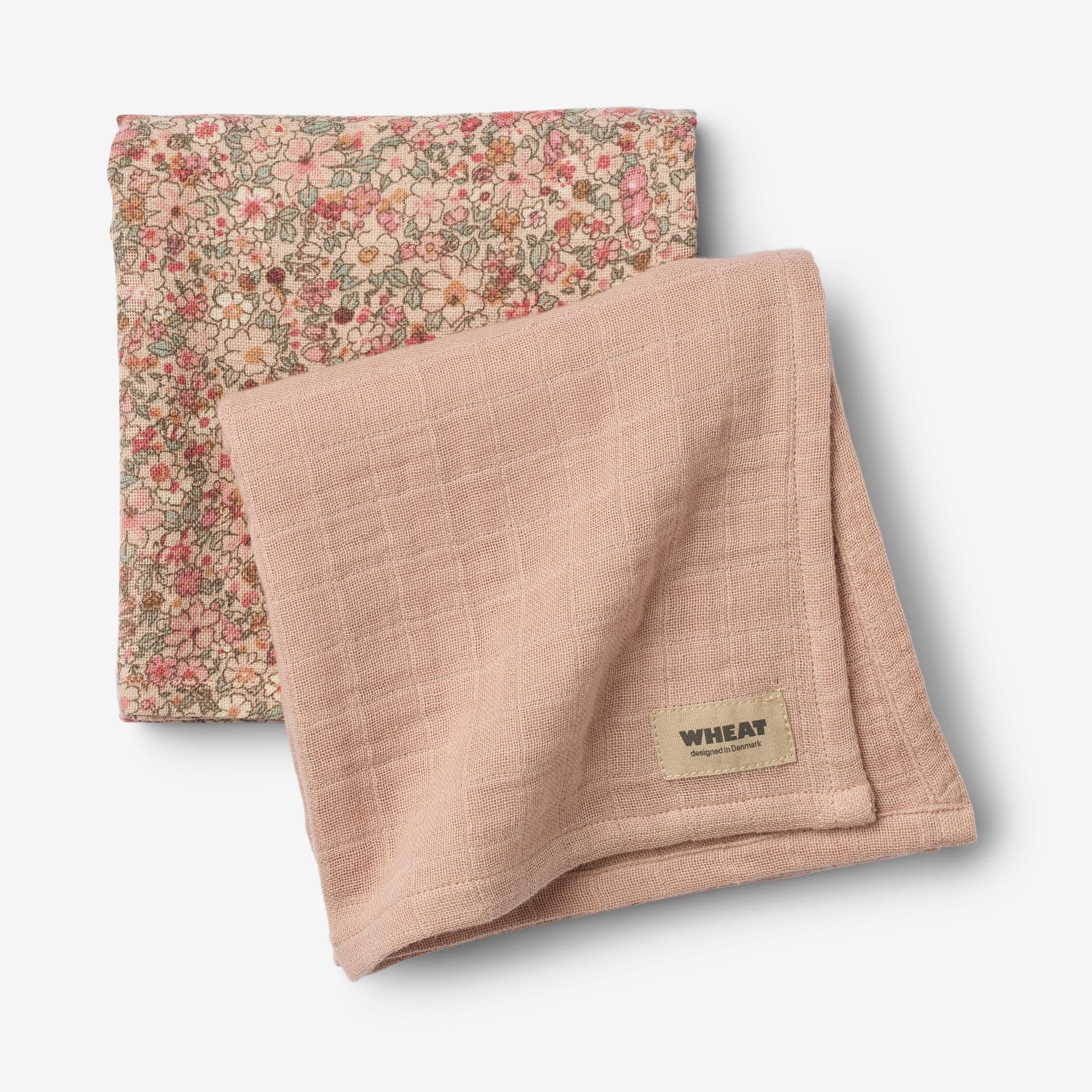 2 pk Muslin Kaya - rose dust - Image 3