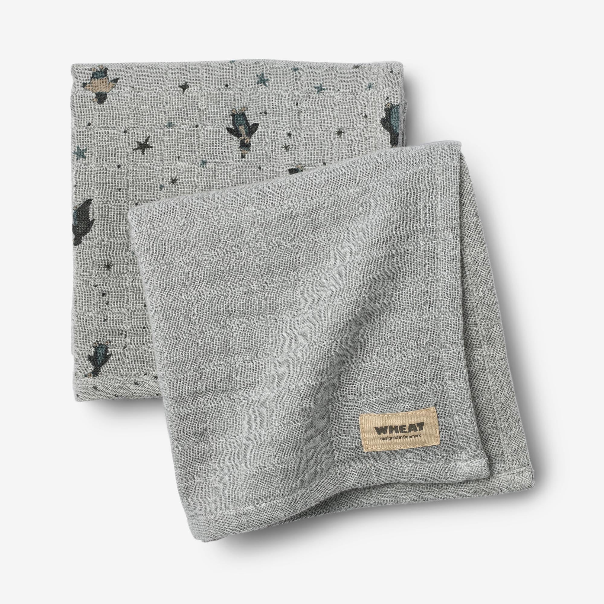 2 pk Muslin Kaya - soft rain - Image 2