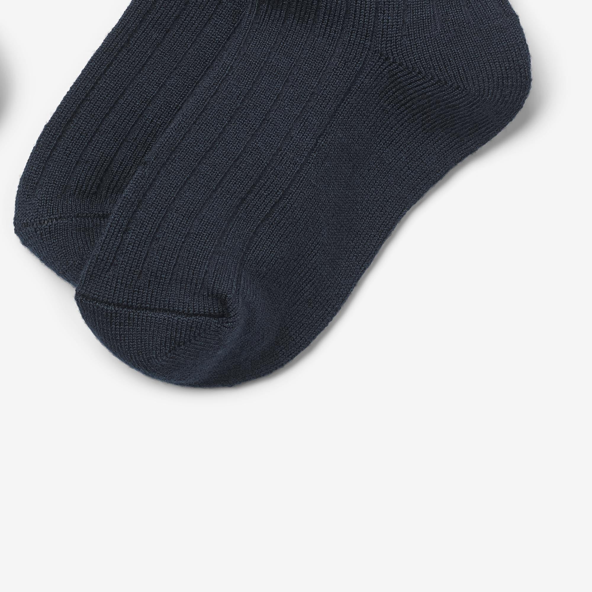 2 pk Wool Rib Socks Vilde - navy - Image 2