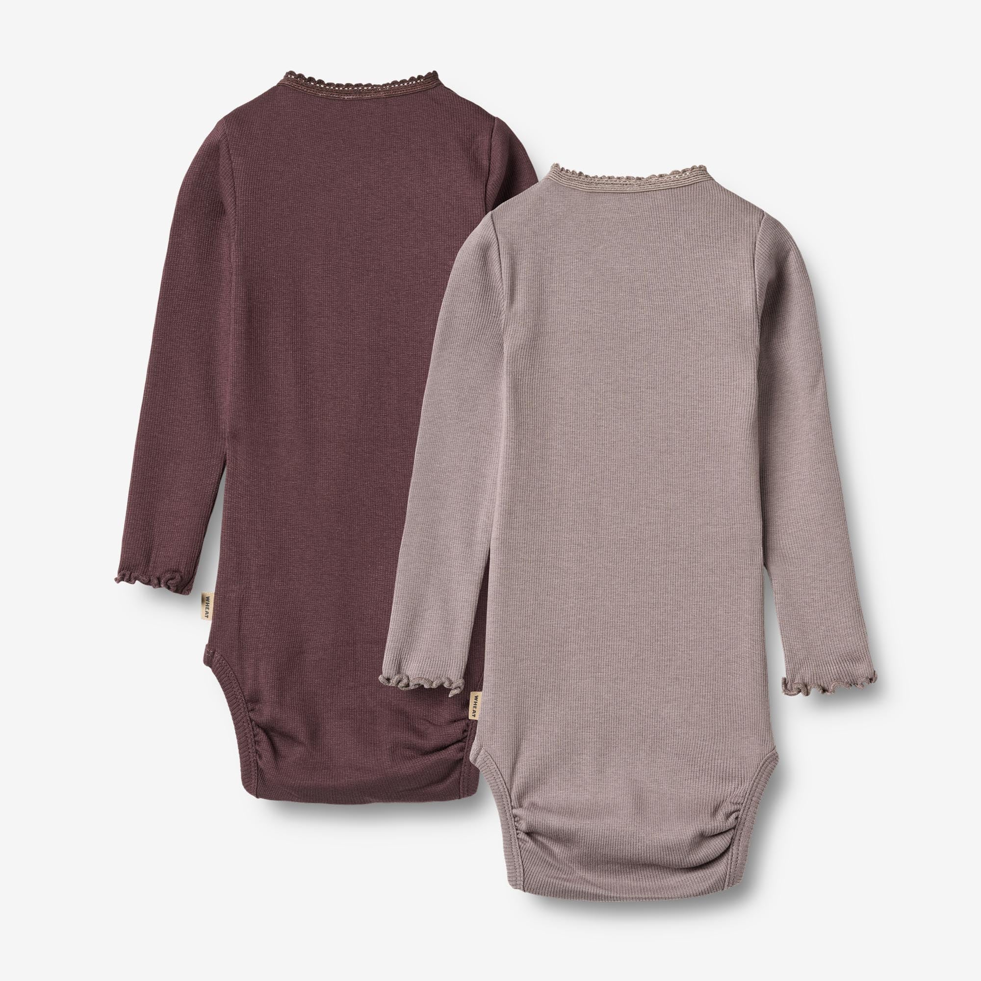 2 Rib Body L/S Lotta - purple fudge - Image 2