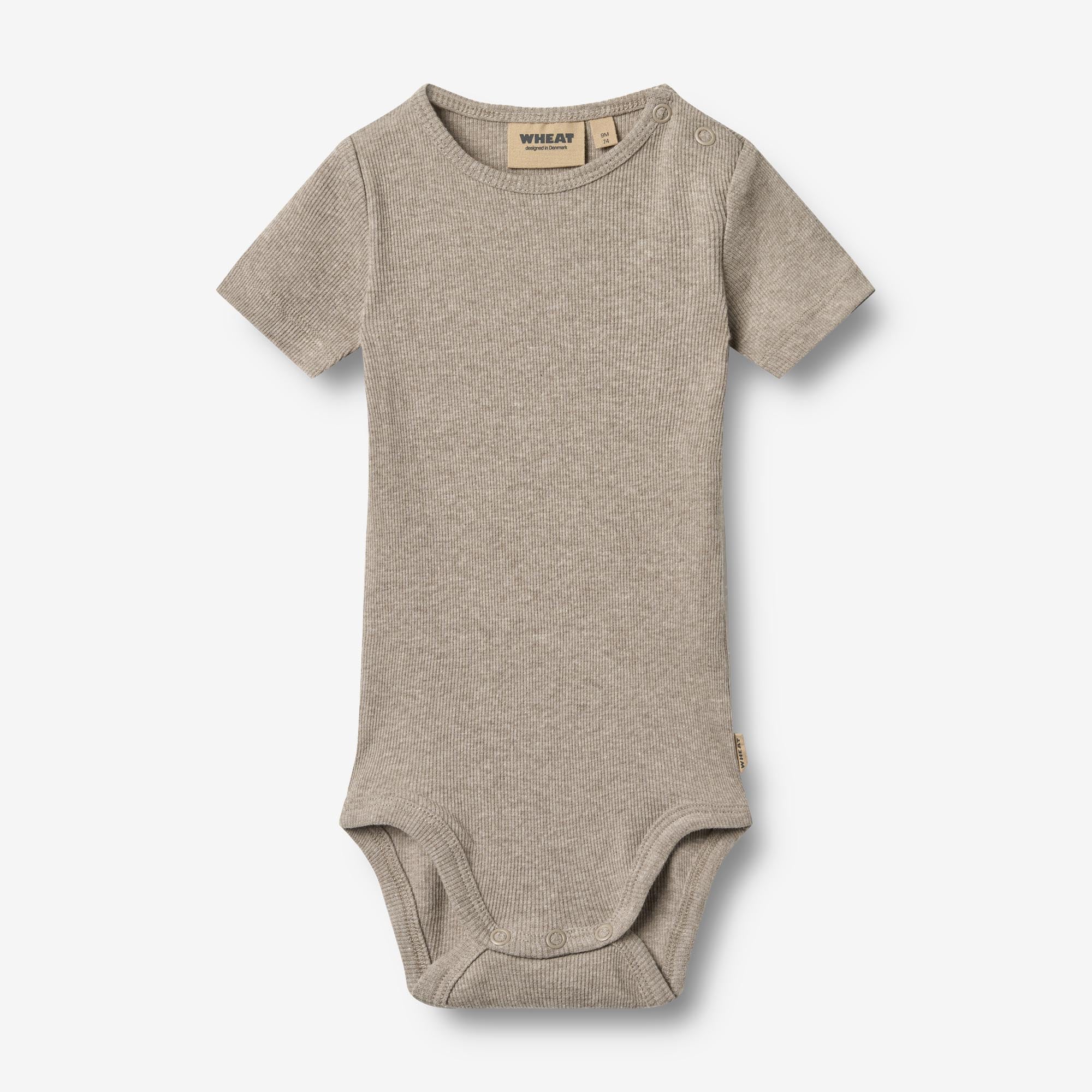 2 Rib Body S/S Timo - gravel melange - Image 5