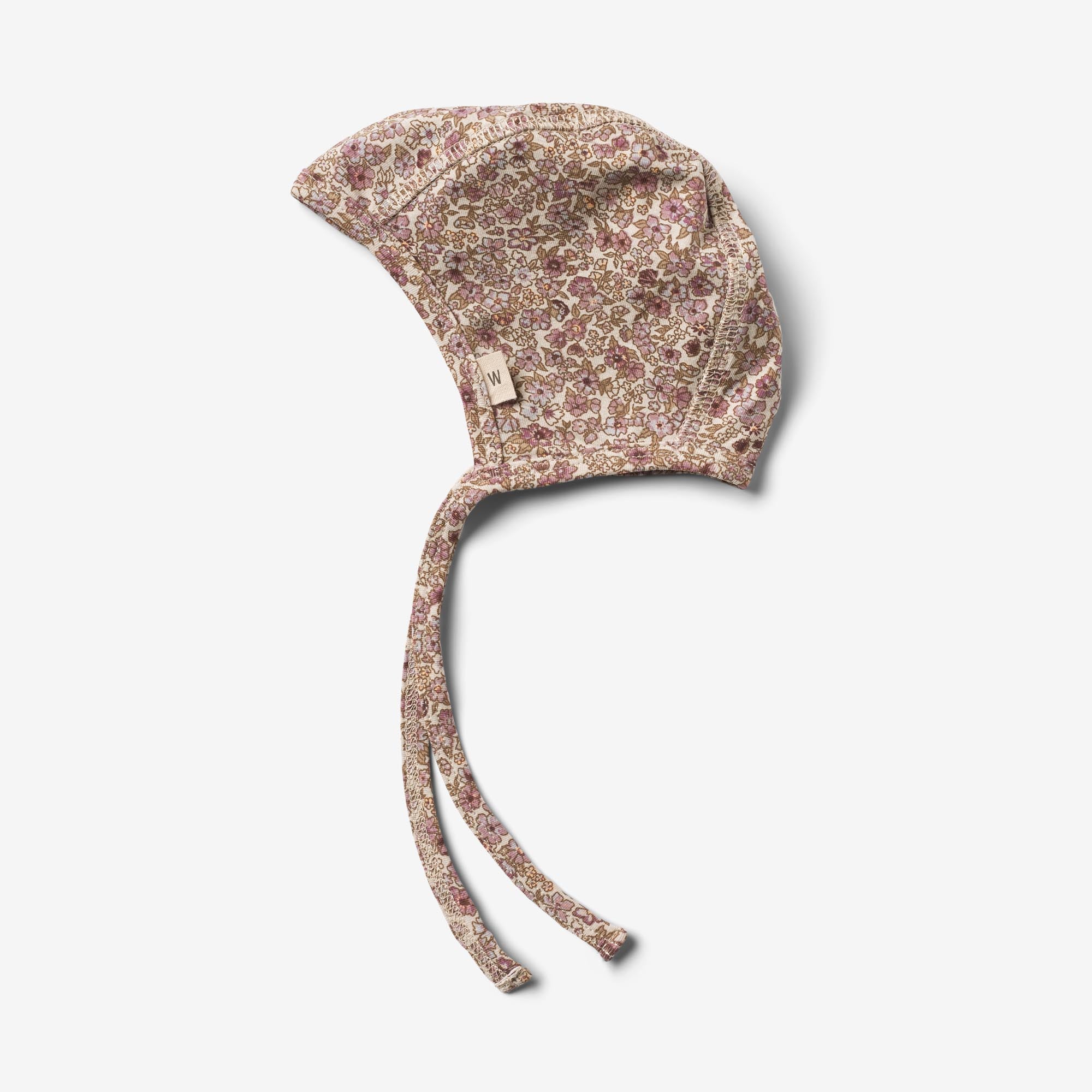 2 Rib Cap Hassel | Baby - grey rose flowers - Image 4