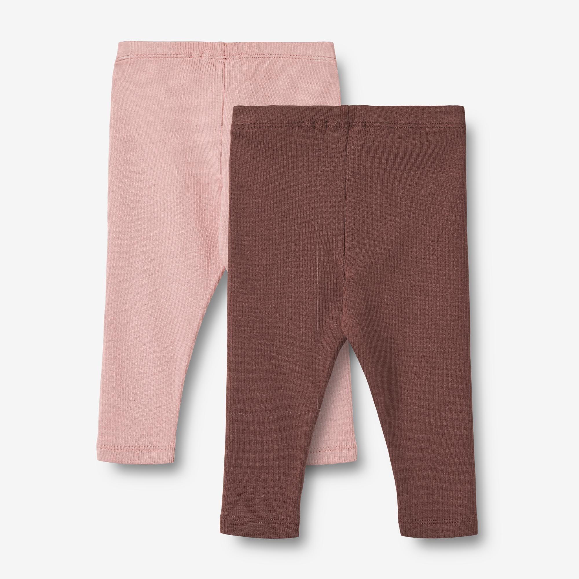 2 Rib Leggings Maddy | Baby - rose frost eggplant - Image 3
