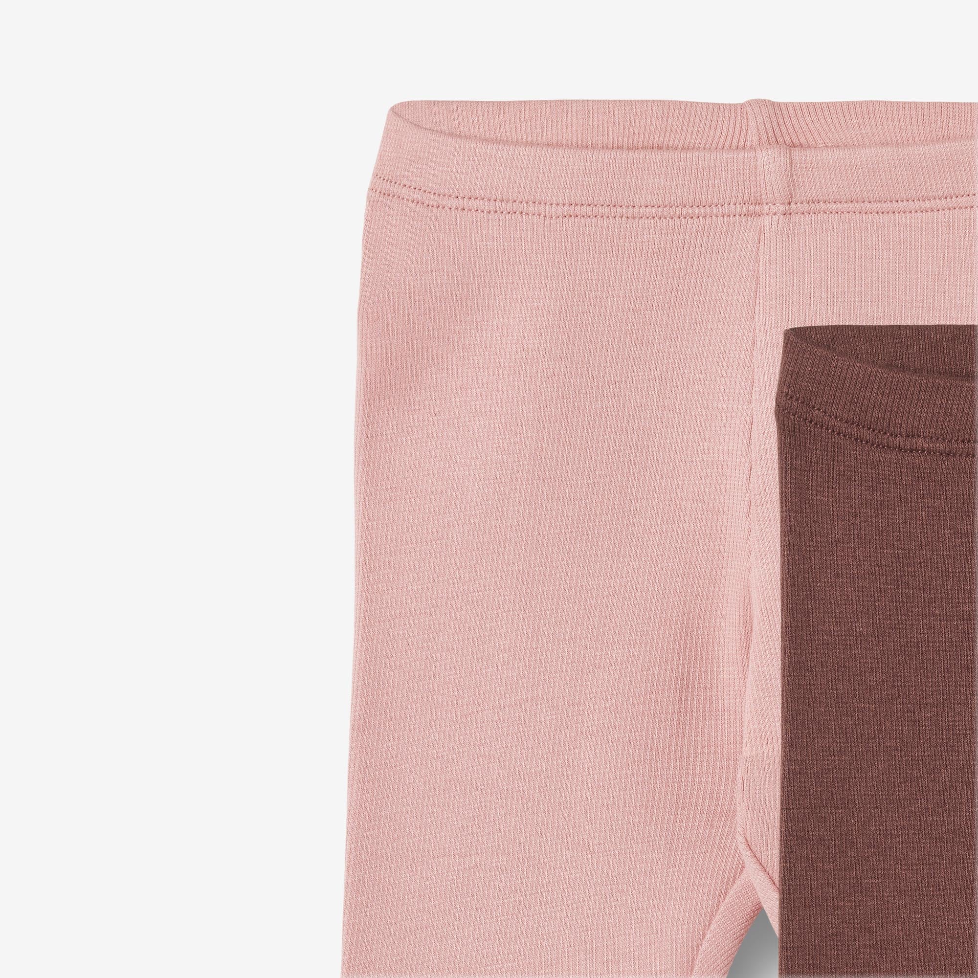 2 Rib Leggings Maddy | Baby - rose frost eggplant - Image 5