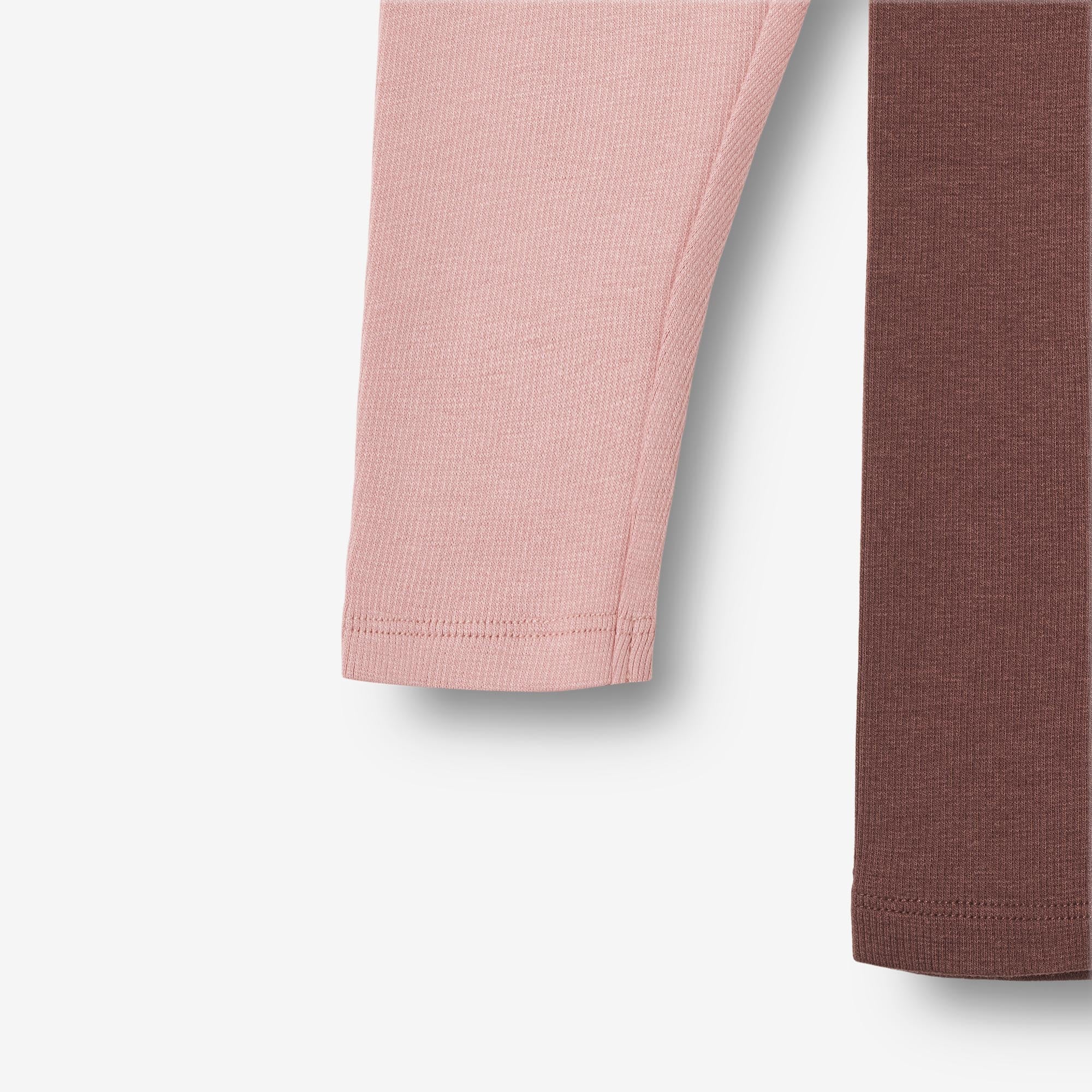 2 Rib Leggings Maddy | Baby - rose frost eggplant - Image 7
