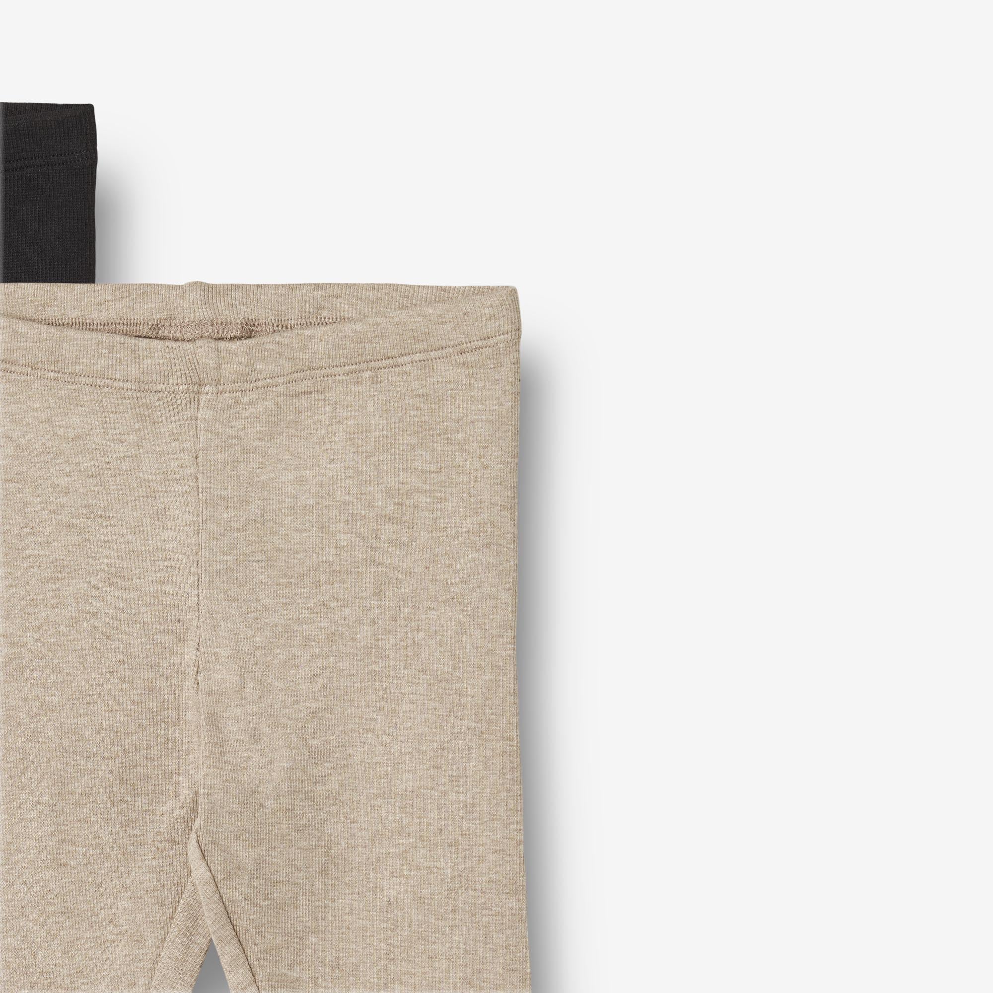2 Rib Leggings Maddy - gravel melange black - Image 6