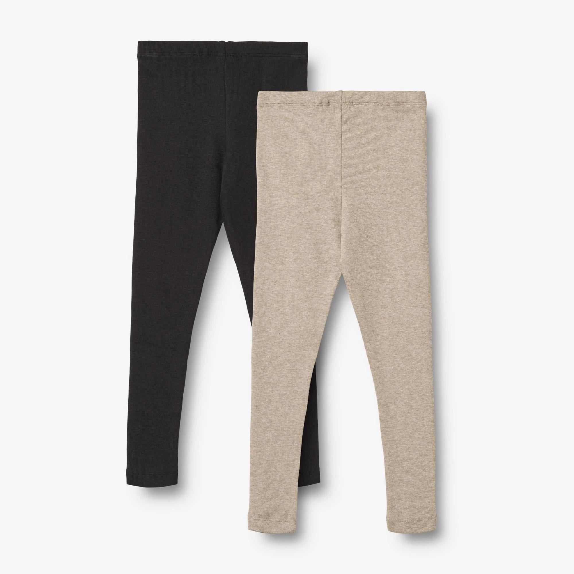 2 Rib Leggings Maddy - gravel melange black - Image 8