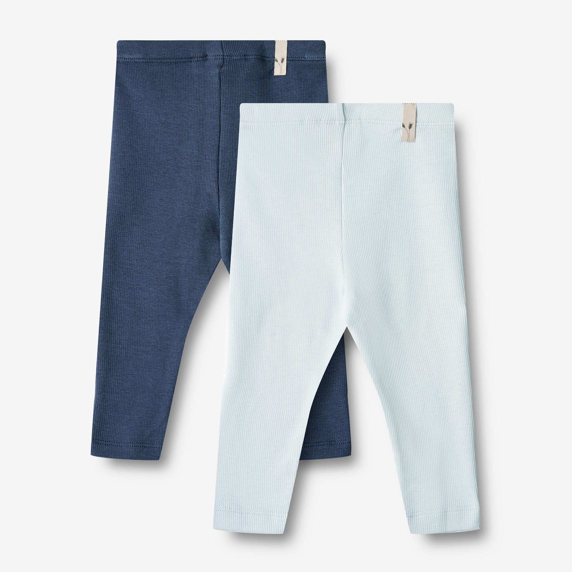 2 Rib Leggings Maddy - light blue navy - Image 2