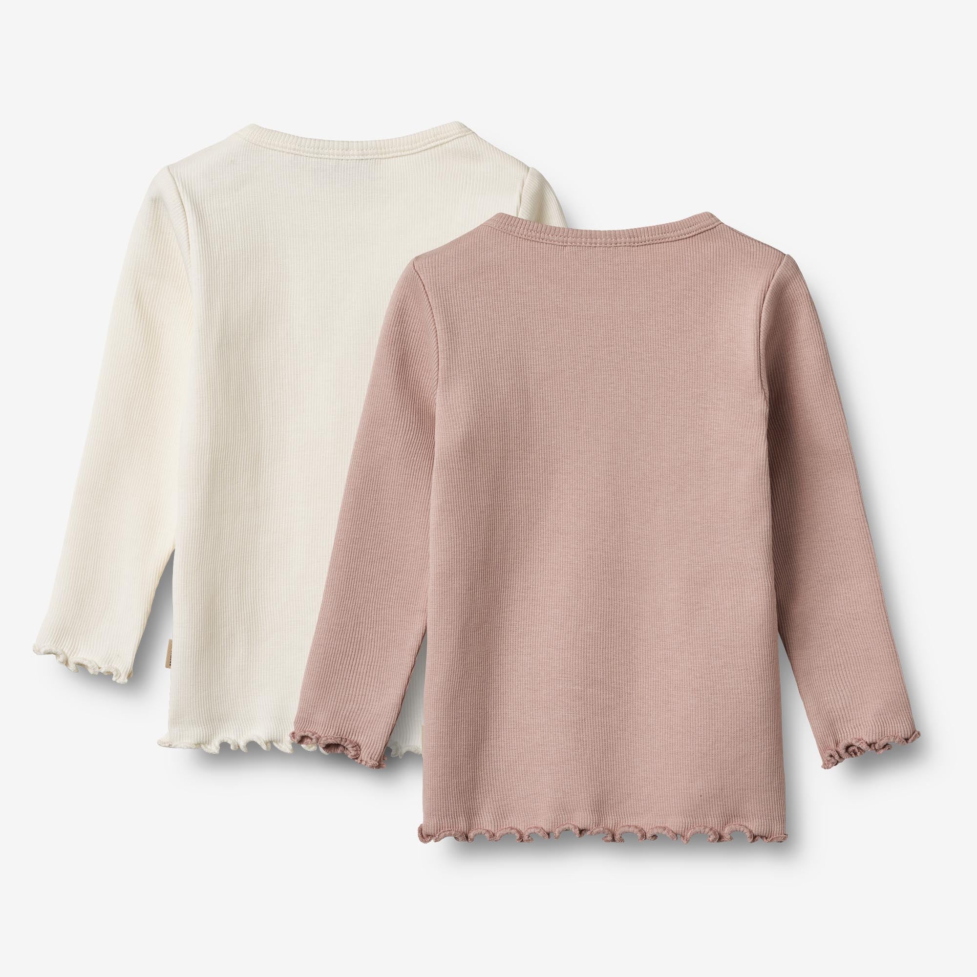 2 Rib T-shirt L/S Ida - rose powder - Image 2