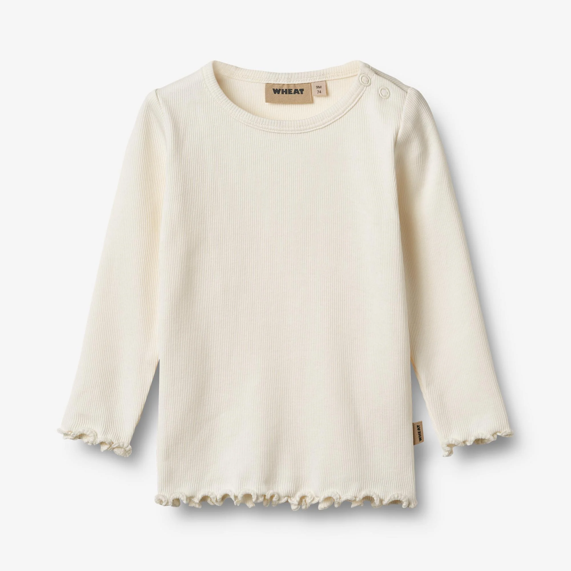 2 Rib T-shirt L/S Ida - rose powder - Image 4