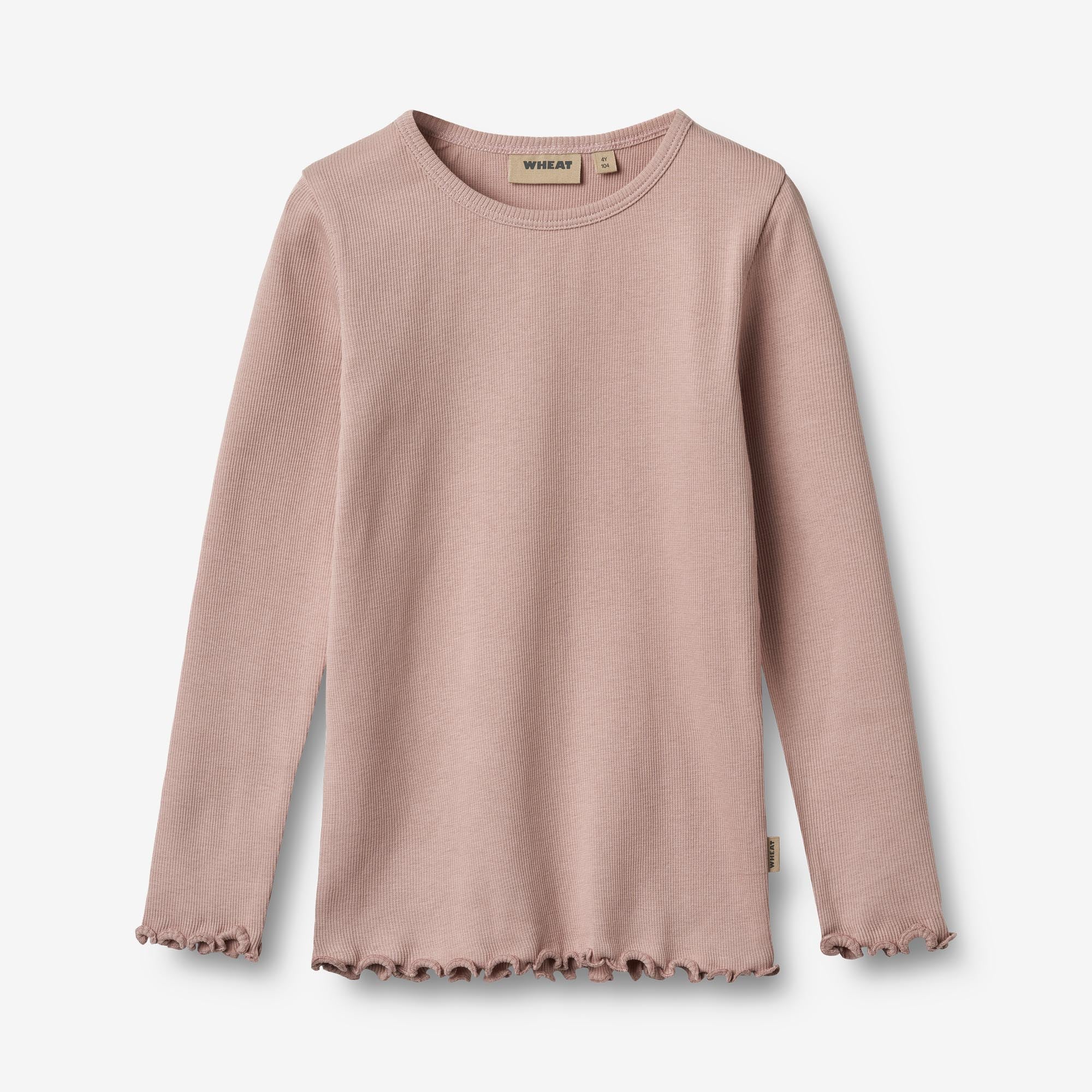 2 Rib T-shirts L/S Ida - rose powder - Image 3