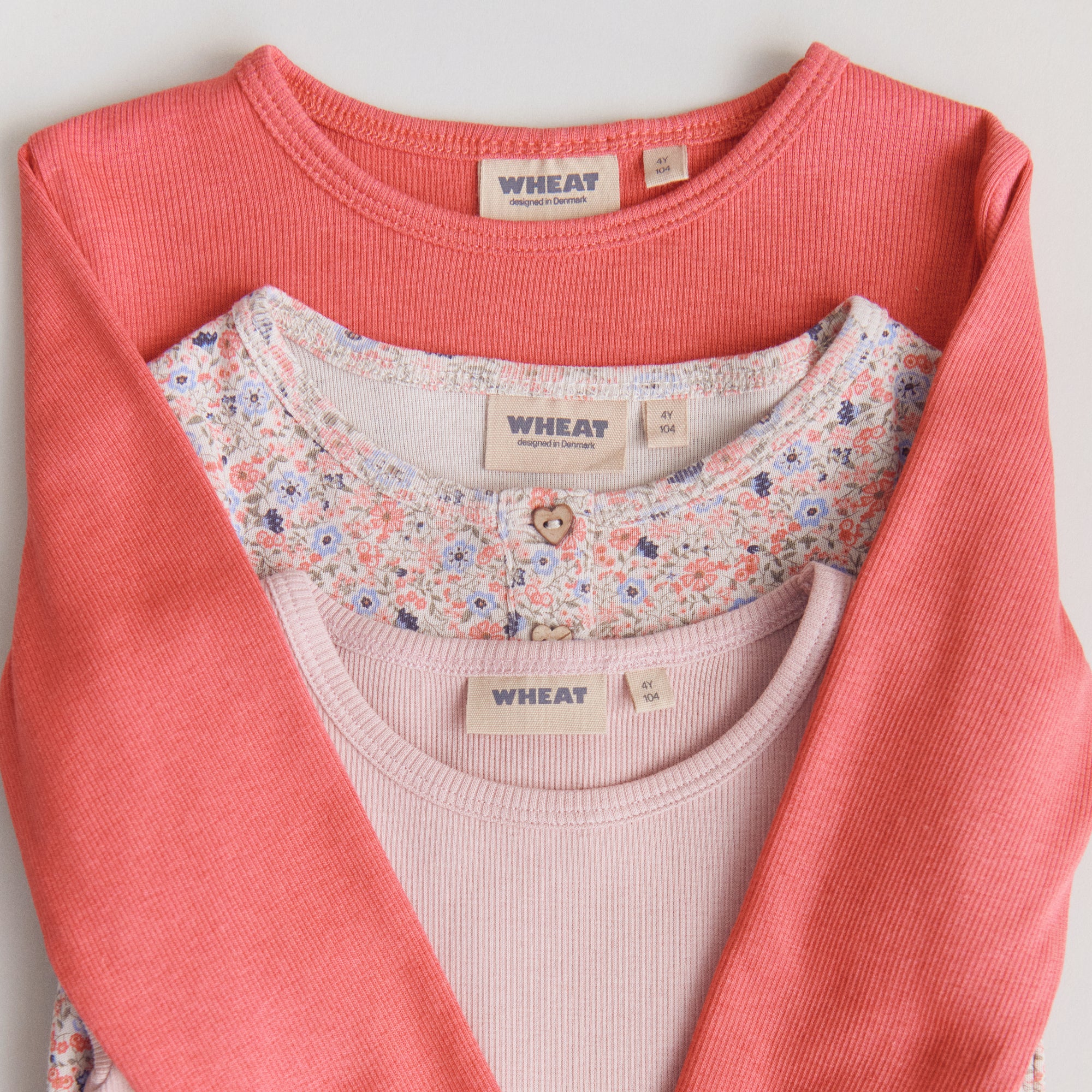 2 Rib T-shirts L/S Ida - rose powder - Image 7