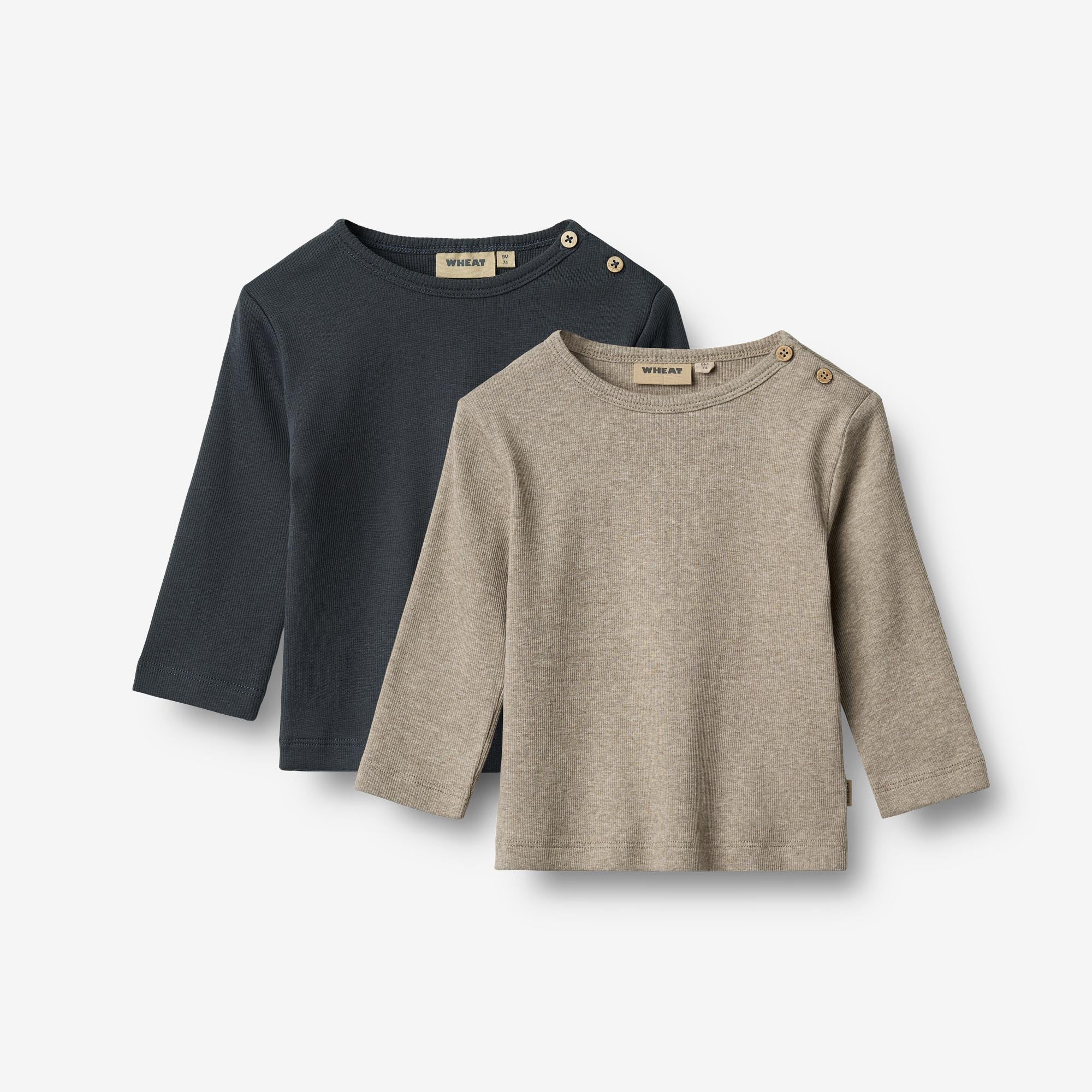 2 T-shirt L/S Milo - navy