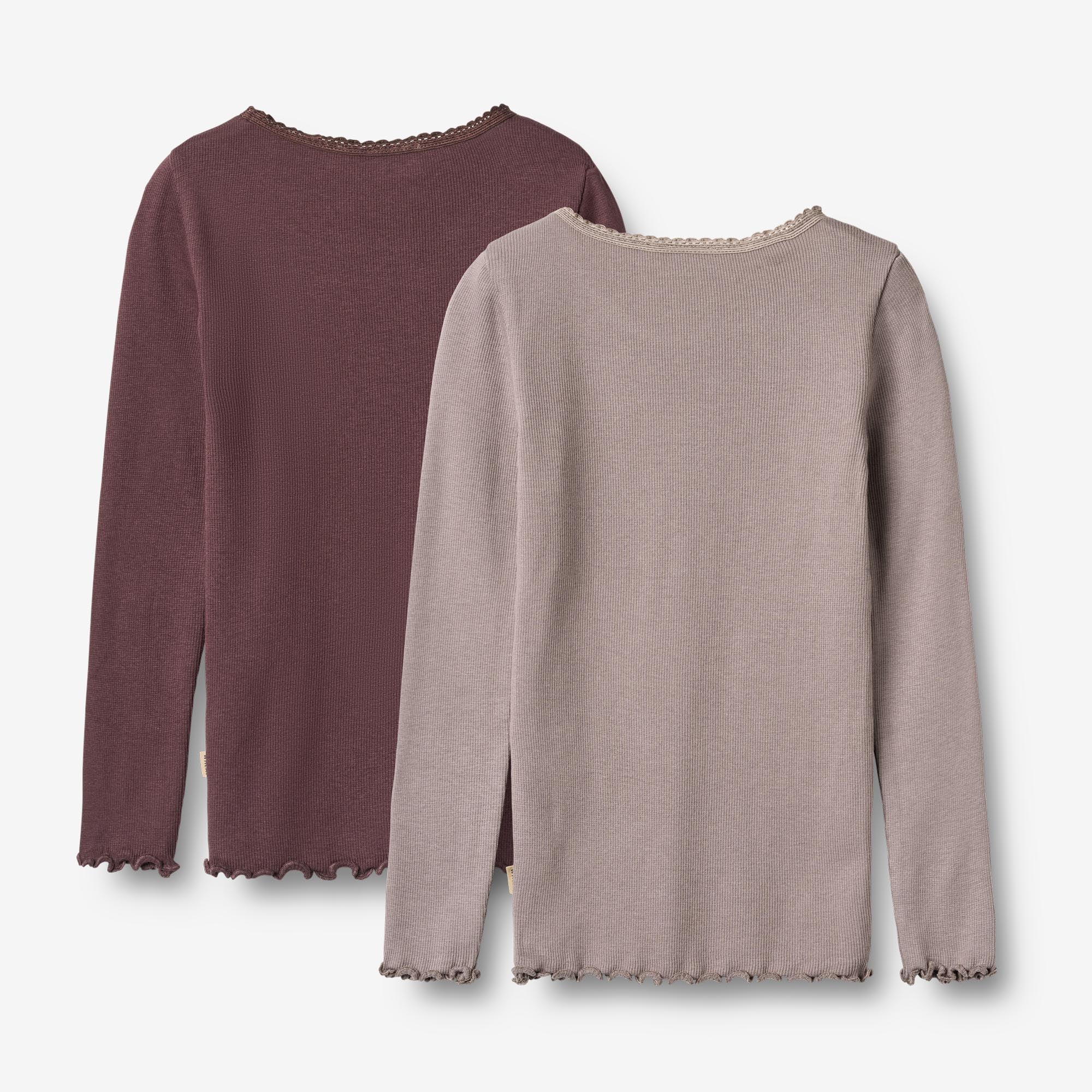 2 Rib T-Shirt L/S Reese - purple fudge - Image 2