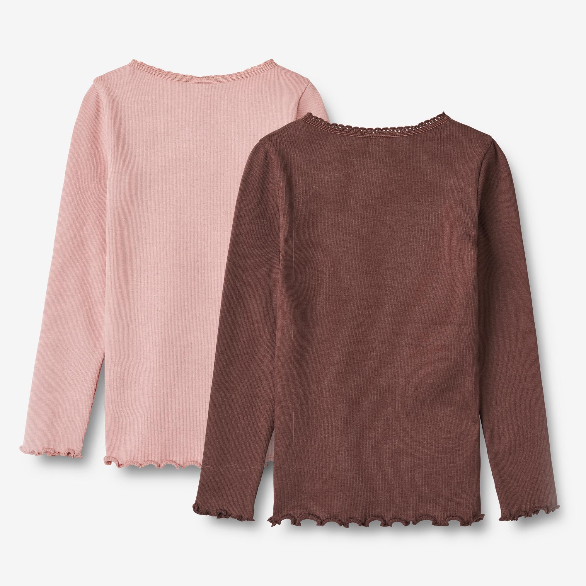 2 Rib T-Shirt L/S Reese - rose frost eggplant - Image 3