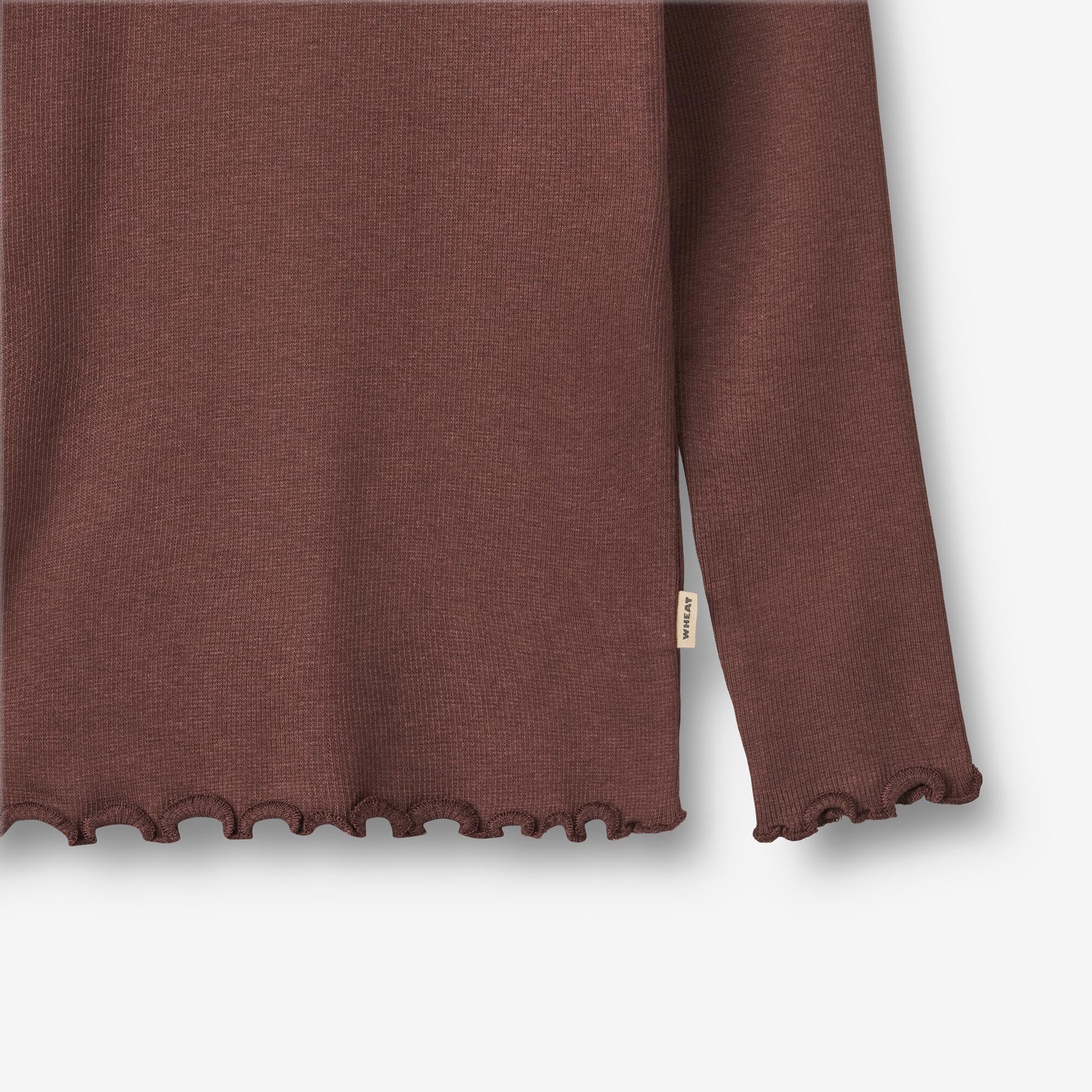 2 Rib T-Shirt L/S Reese - rose frost eggplant - Image 4