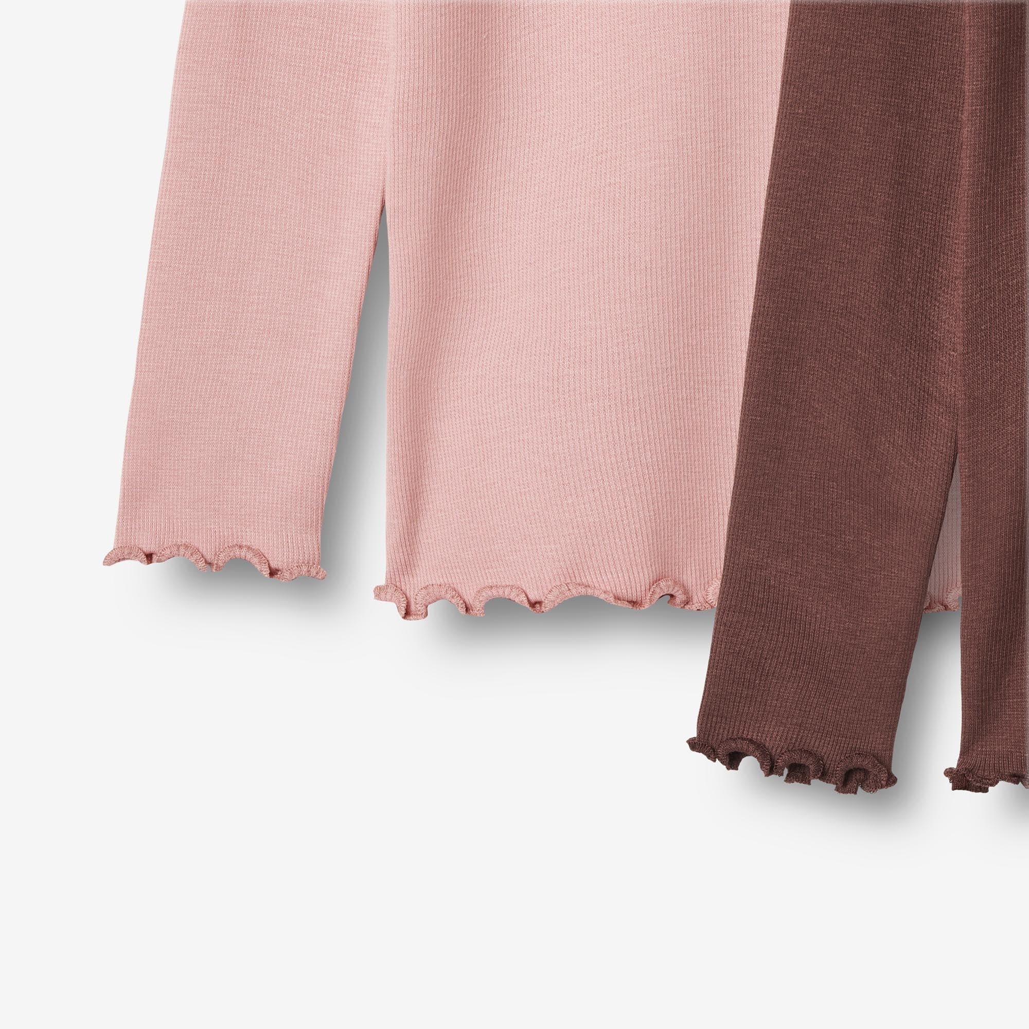 2 Rib T-Shirt L/S Reese - rose frost eggplant - Image 7