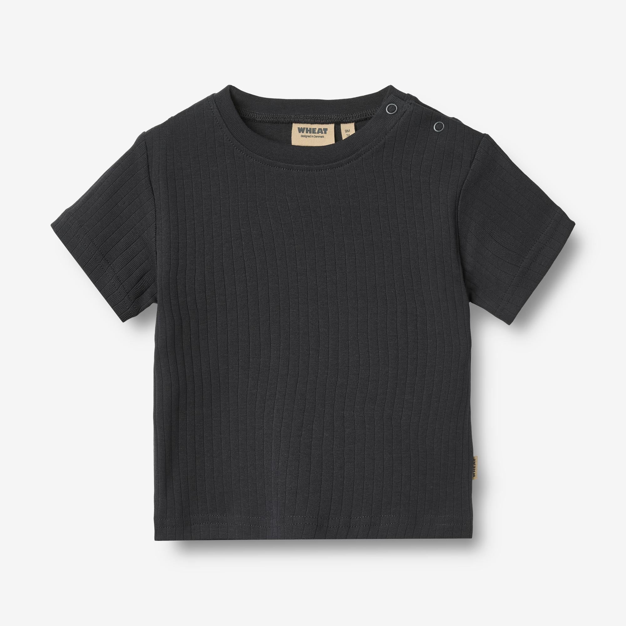 2 Rib T-shirt S/S Fabian - navy rib stripe - Image 5