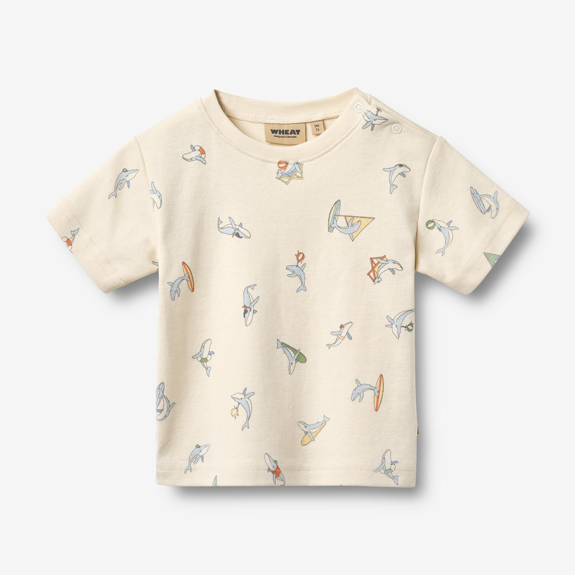 2 Rib T-shirt S/S Fabian - whale friends - Image 3