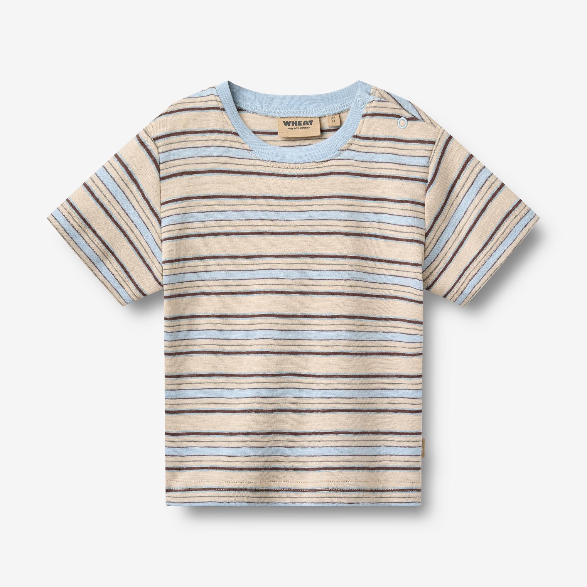 2 T-shirt S/S Fabian - multi blue stripe - Image 3
