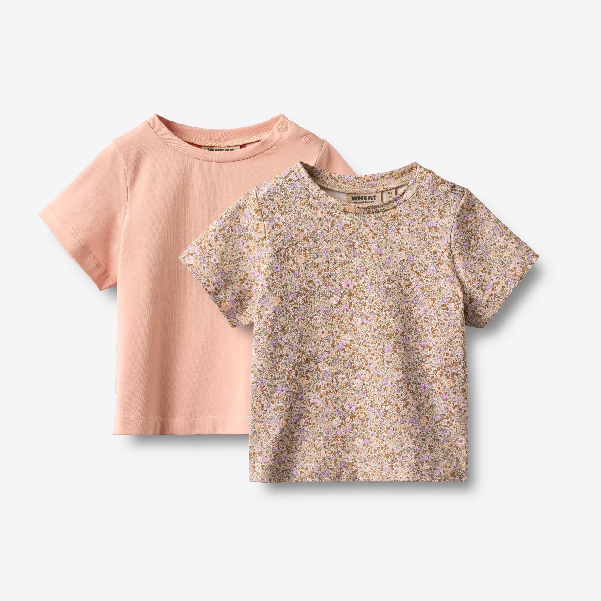 2 T-Shirt S/S Manna - lilac flower meadow
