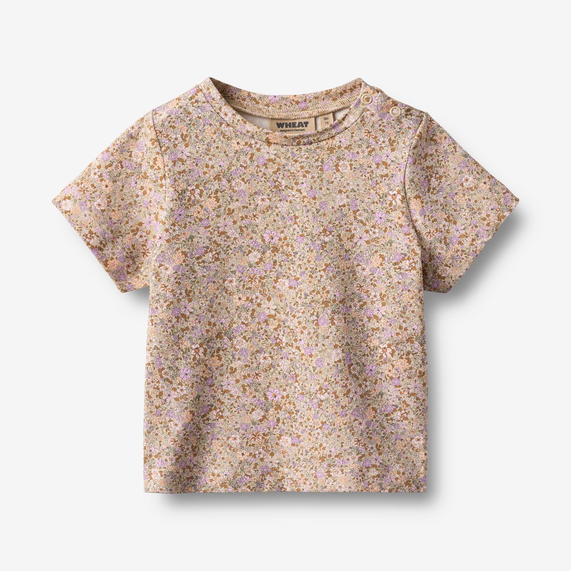 2 T-Shirt S/S Manna - lilac flower meadow - Image 3