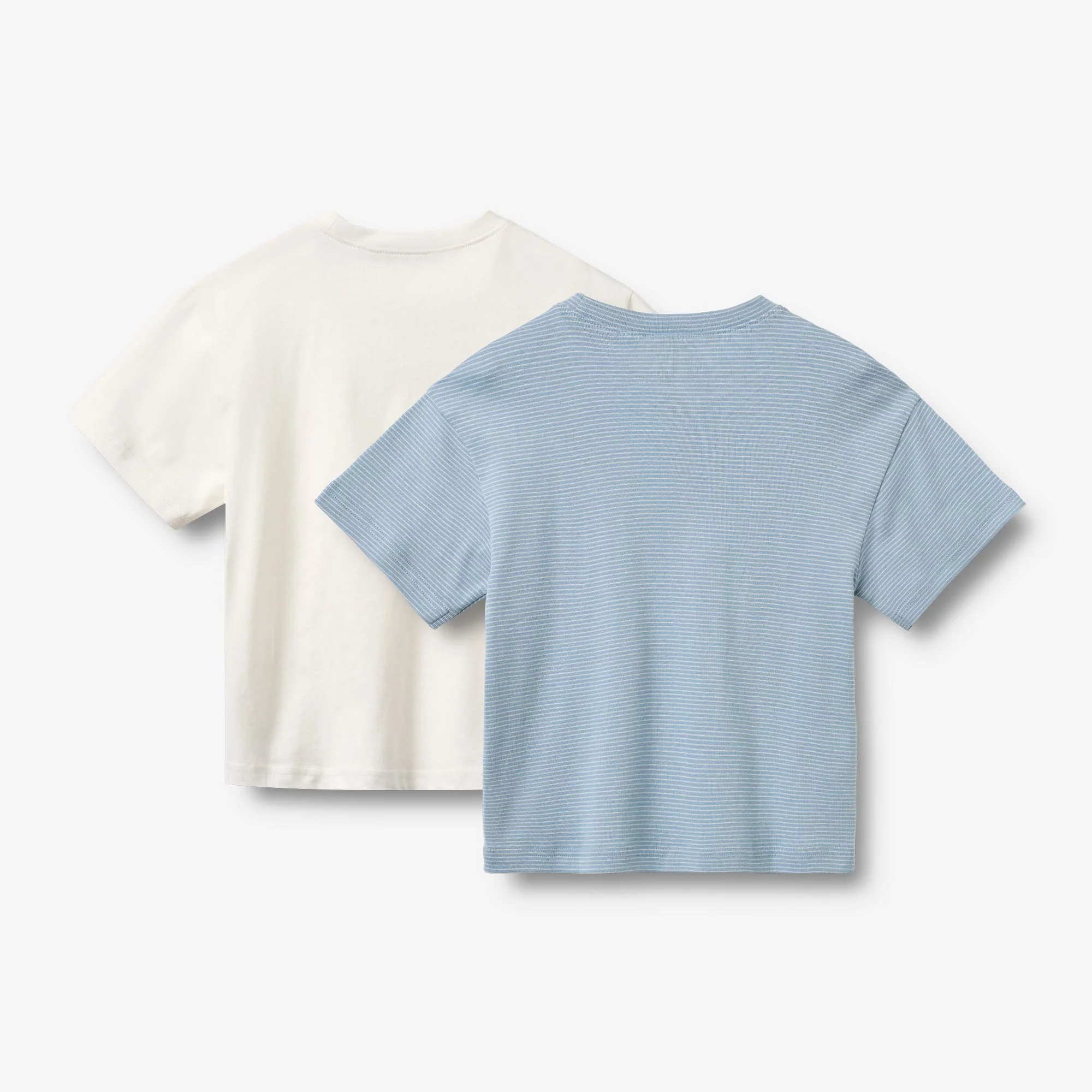 2 T-shirt S/S Tommy - faded blue stripe - Image 2
