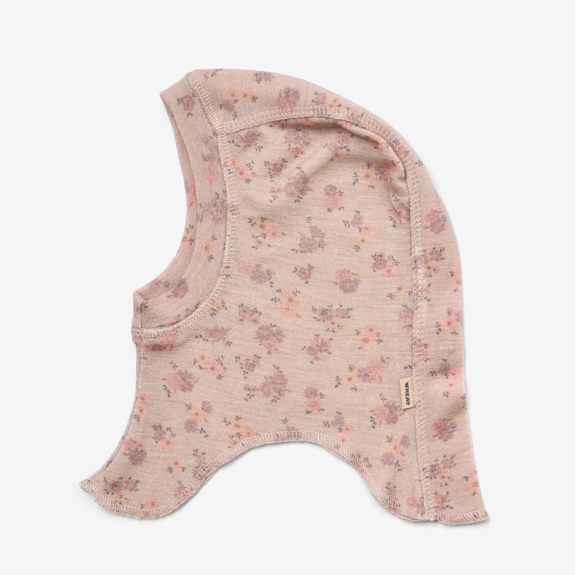 2 Wool Balaclava Felix - lilac flowers - Image 3