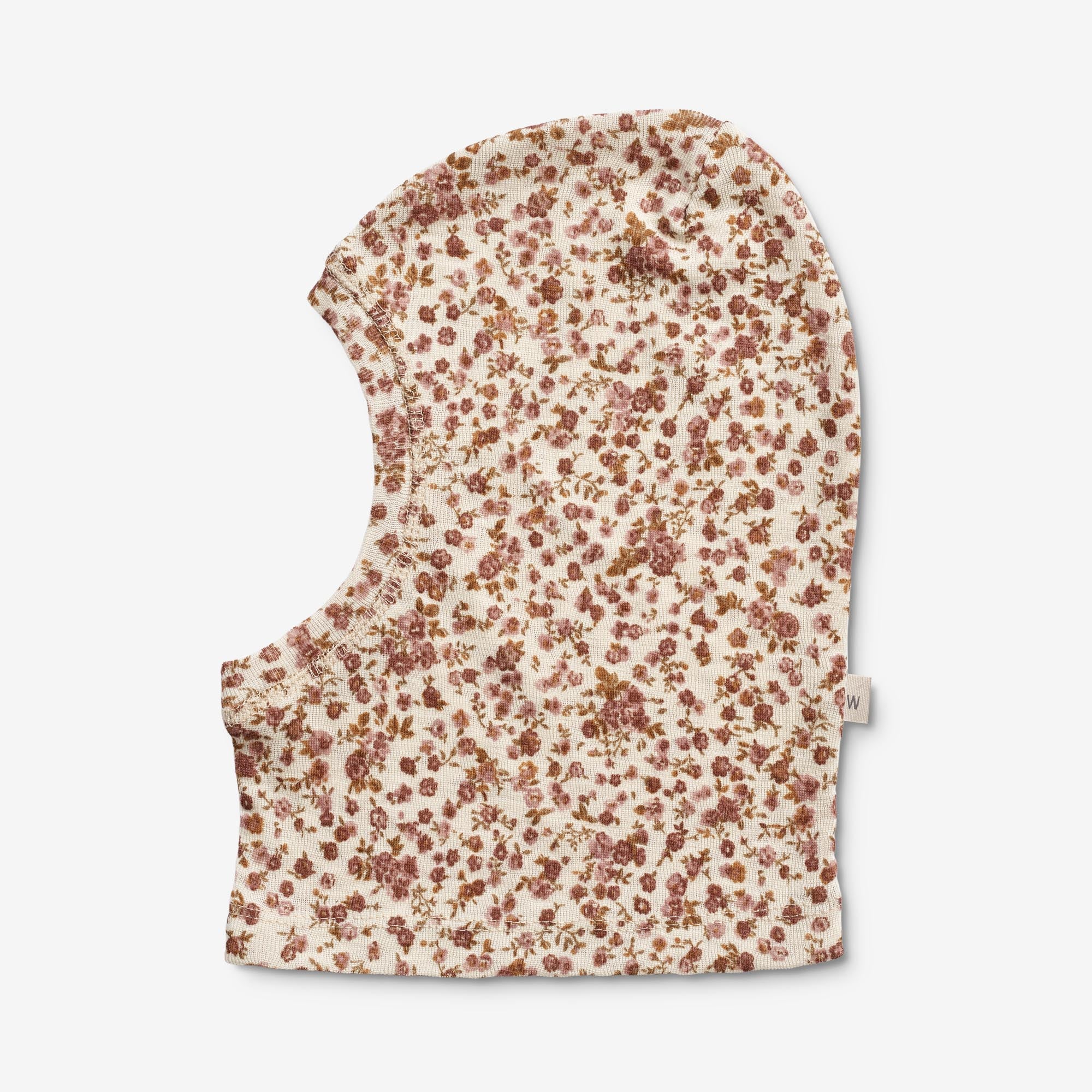 2 Wool Balaclava Kim - rose flowers - Image 3