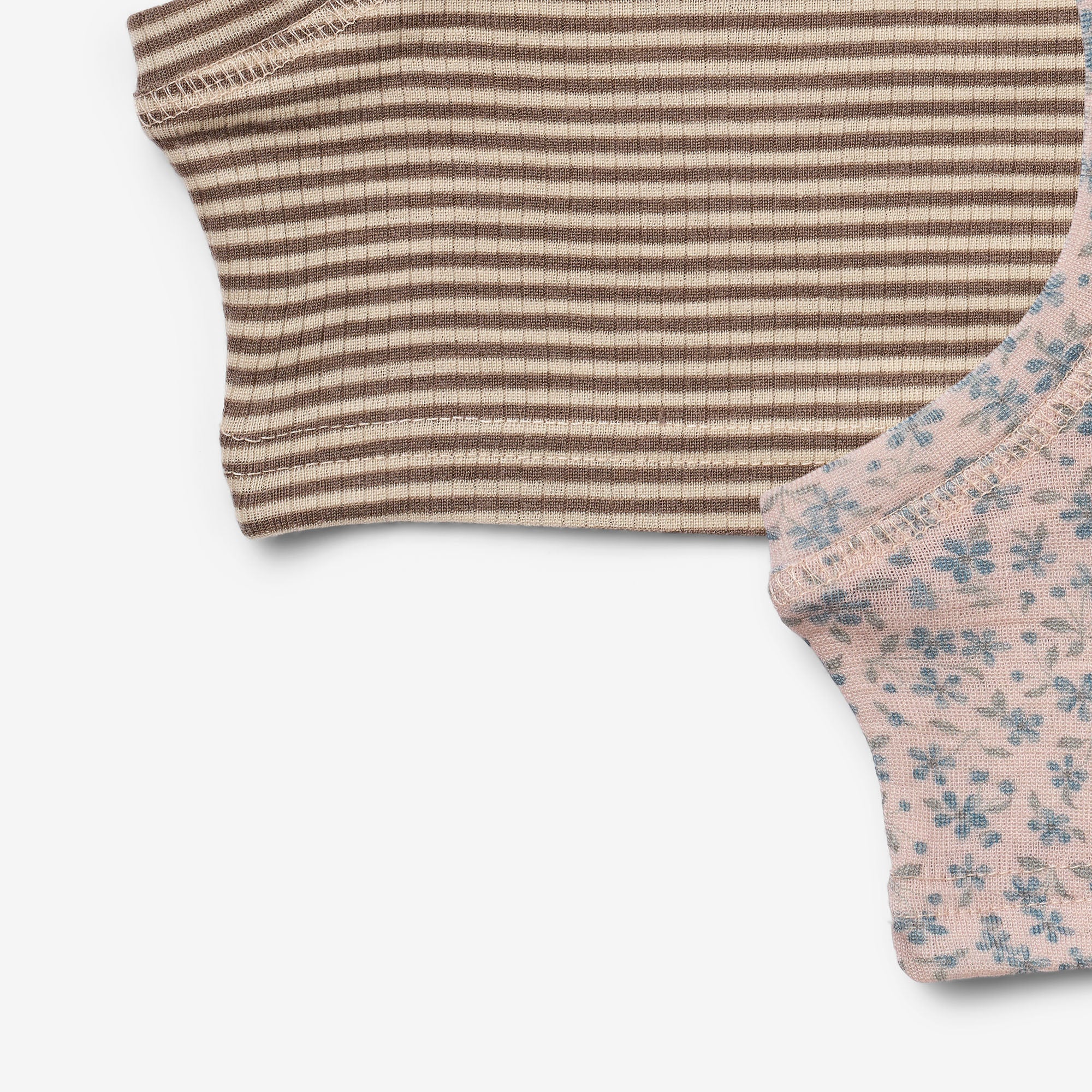 2 Wool Balaclava Kim - blue flowers - Image 7
