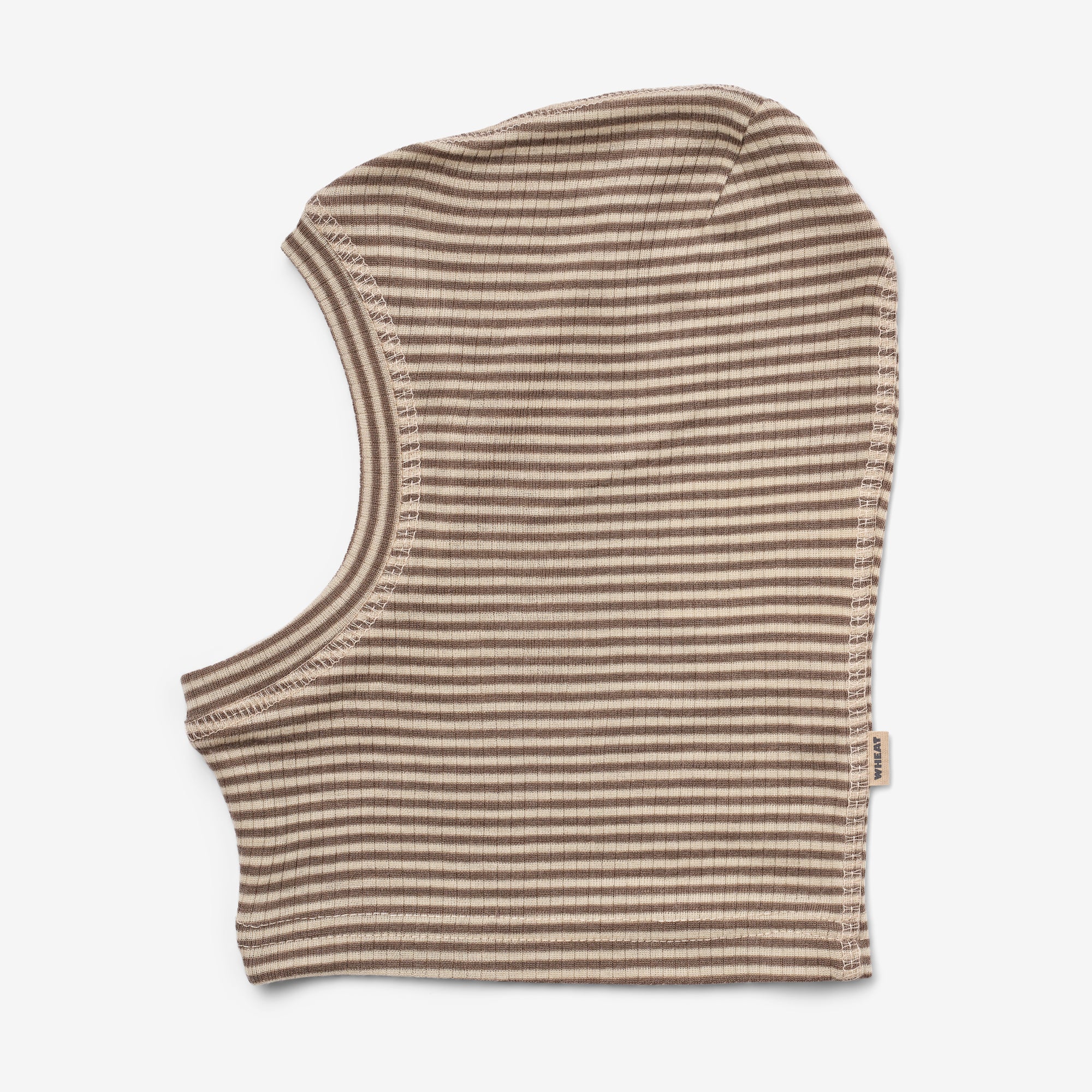 2 Wool Balaclava Kim - wood stripe - Image 2