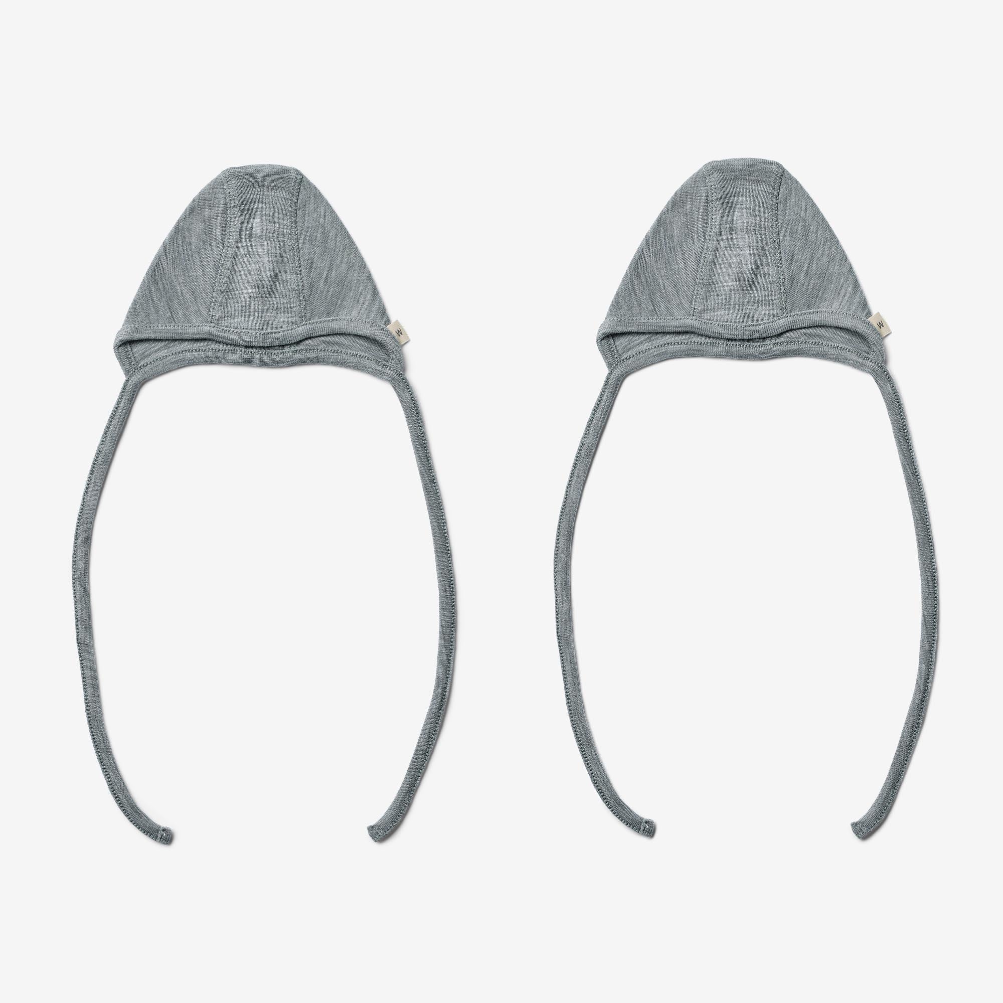 2 Wool Cap Billie - melange grey - Image 2