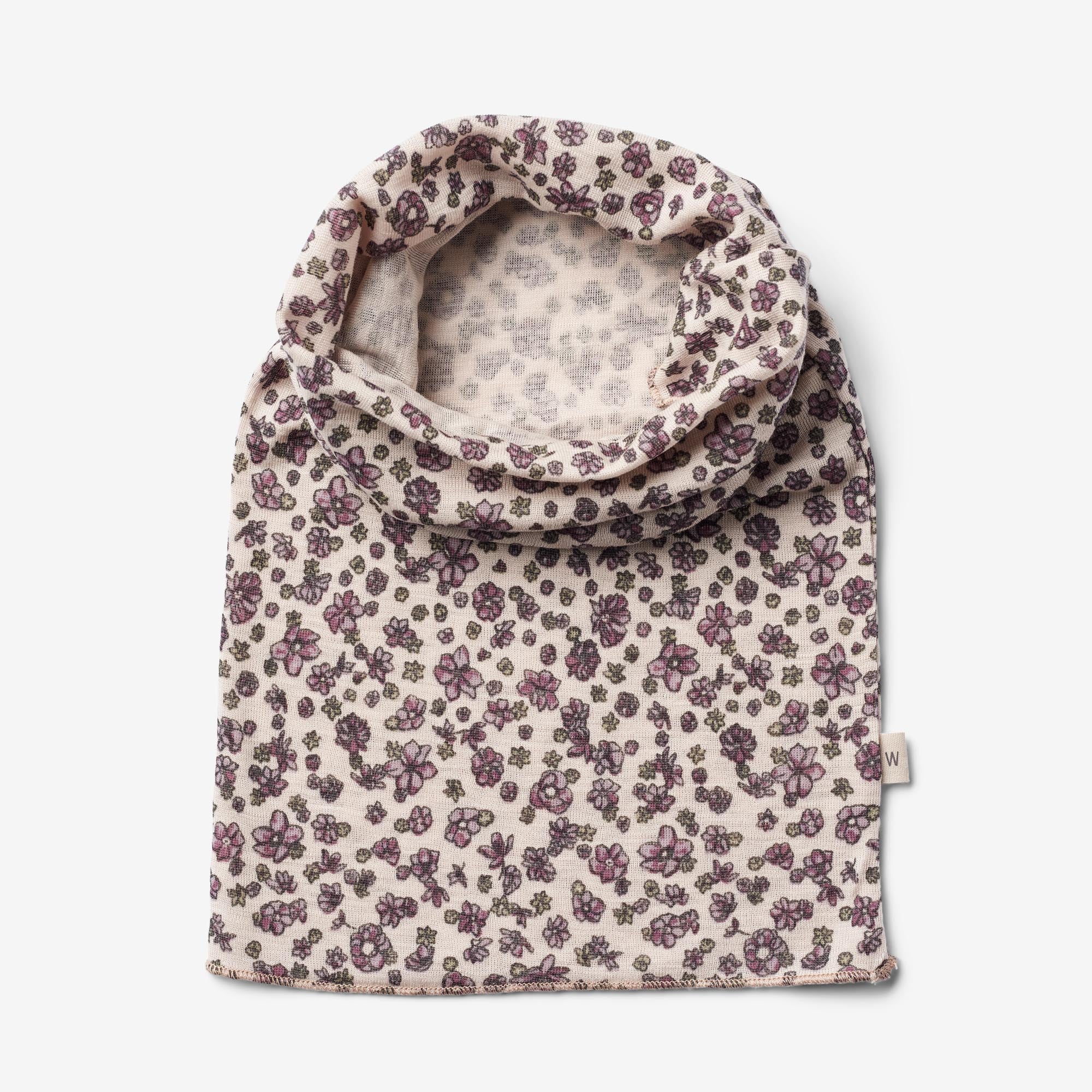 2 Wool Neckwarmer Arta - autumn flowers - Image 3