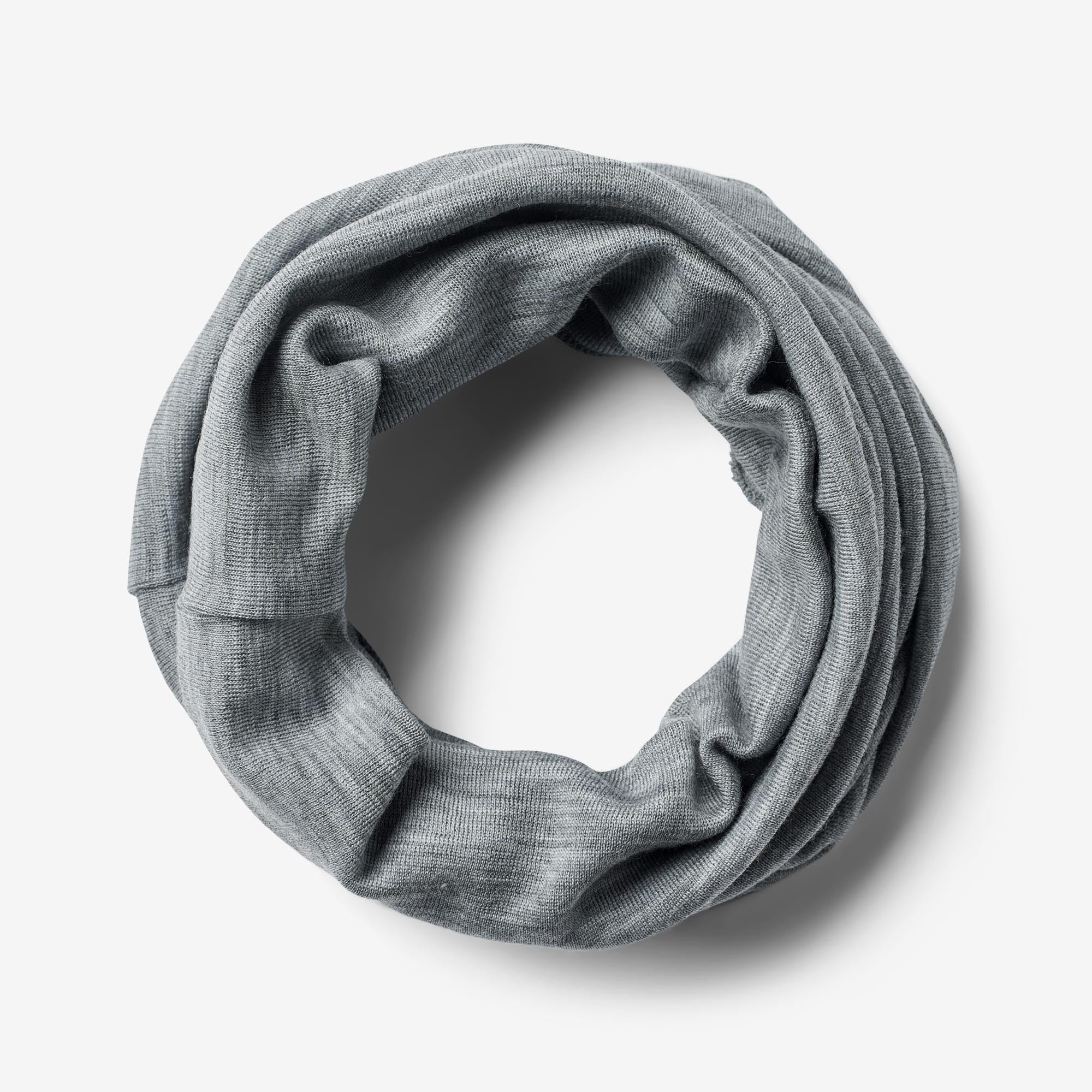2 Wool Neckwarmer Arta - melange grey - Image 6
