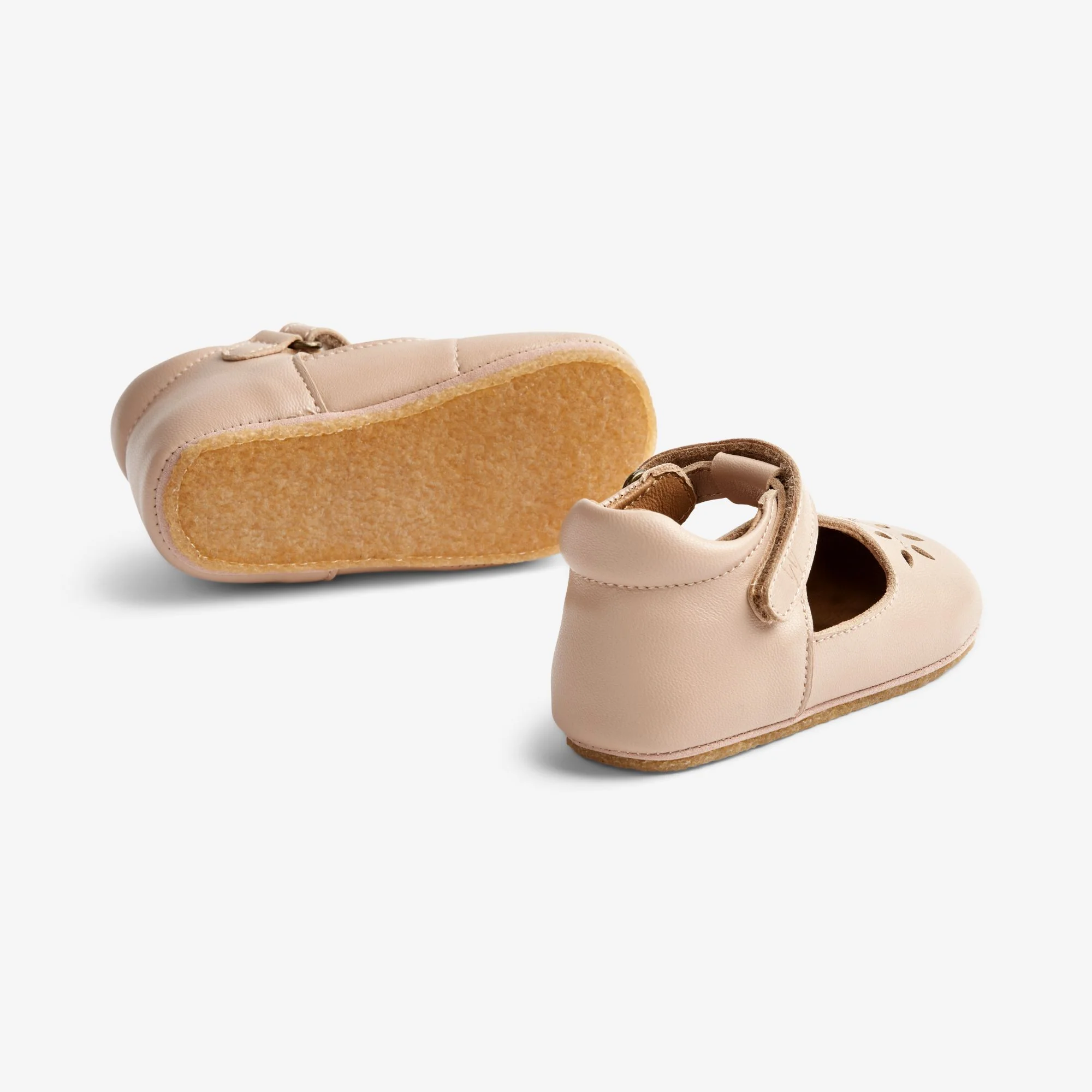 Adele Mary Jane Indoor Shoe | Baby - beige rose - Image 3