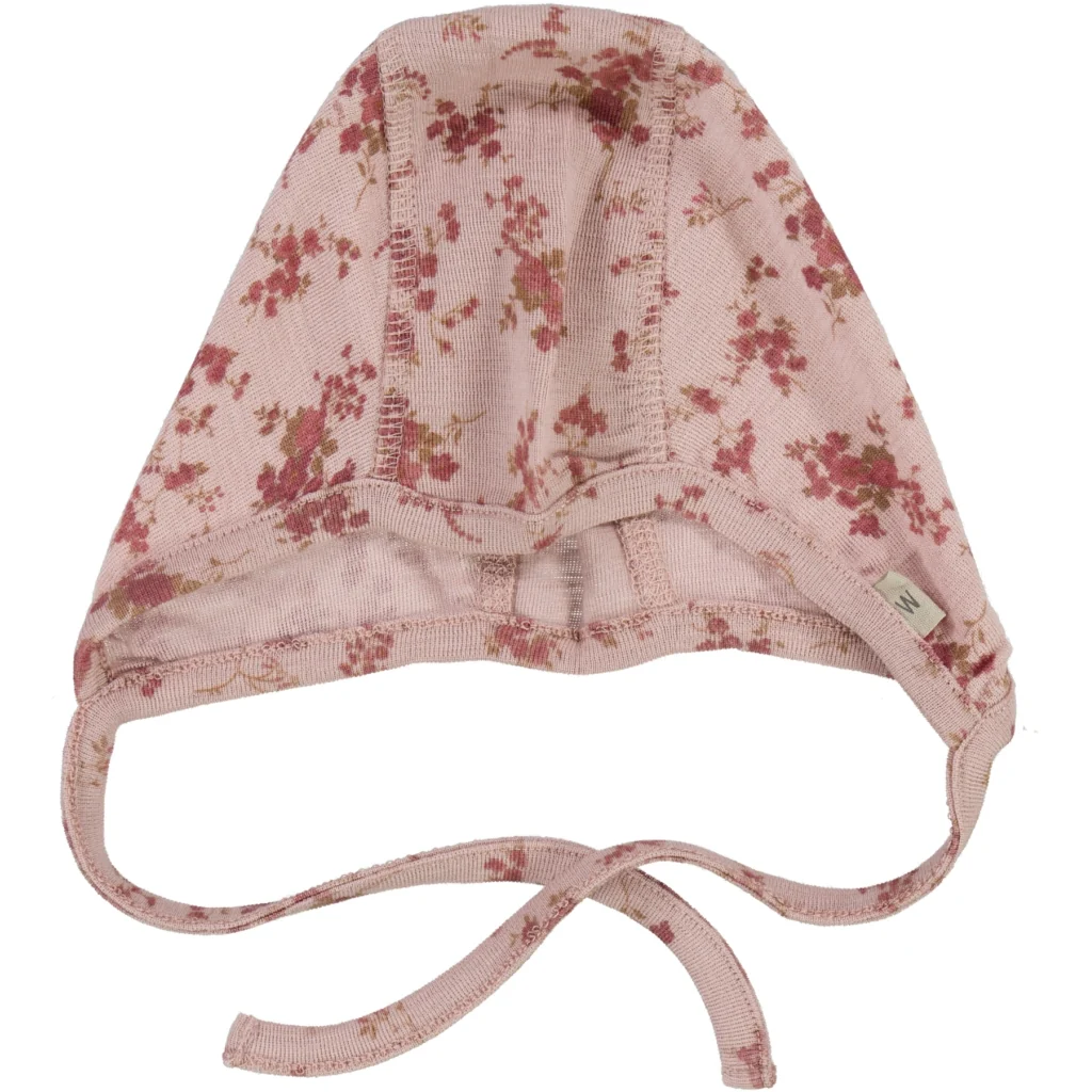 Baby Rib Cap Wool - rose flowers - Image 3