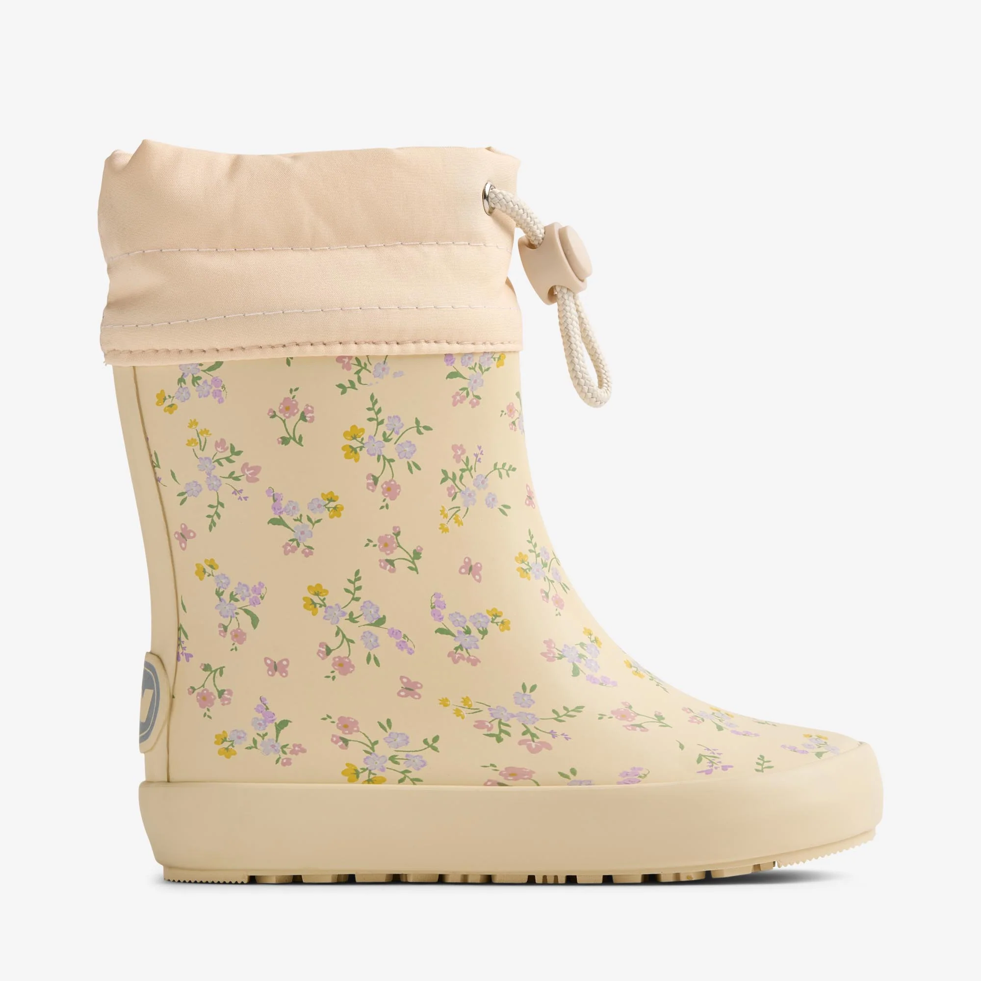 Barefoot Rubber Boot Zerro - barely apricot flowers - Image 3