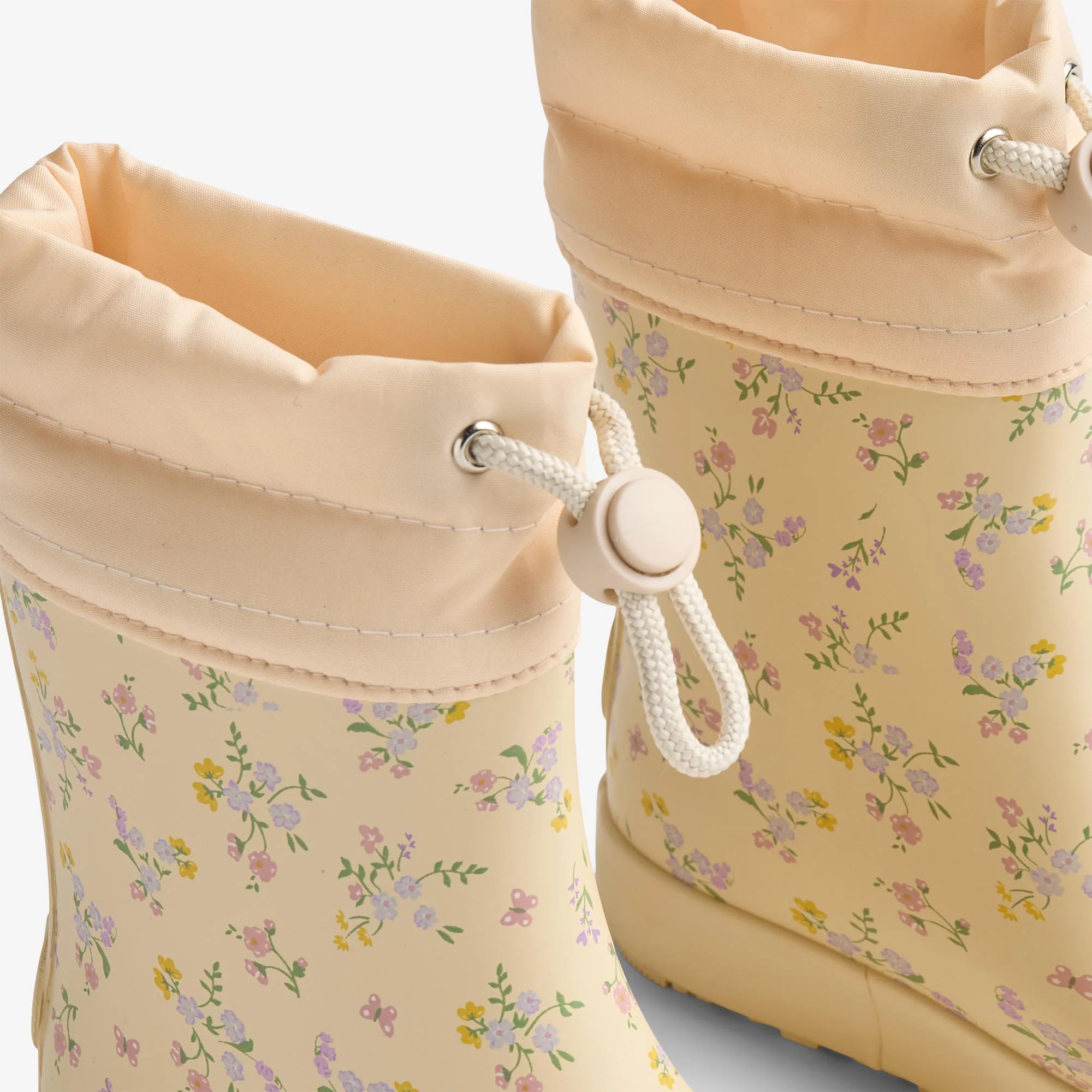 Barefoot Rubber Boot Zerro - barely apricot flowers - Image 4