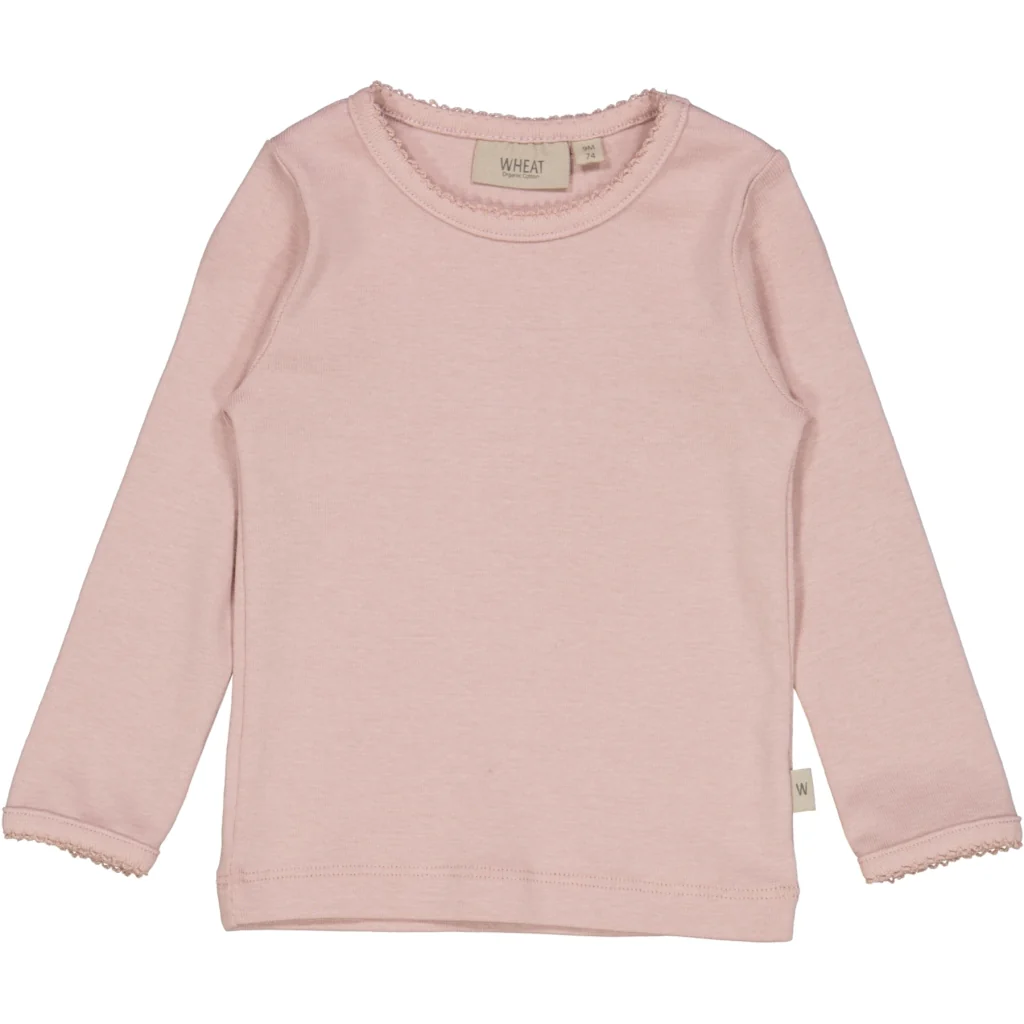 Basic Girl T-Shirt LS - rose powder